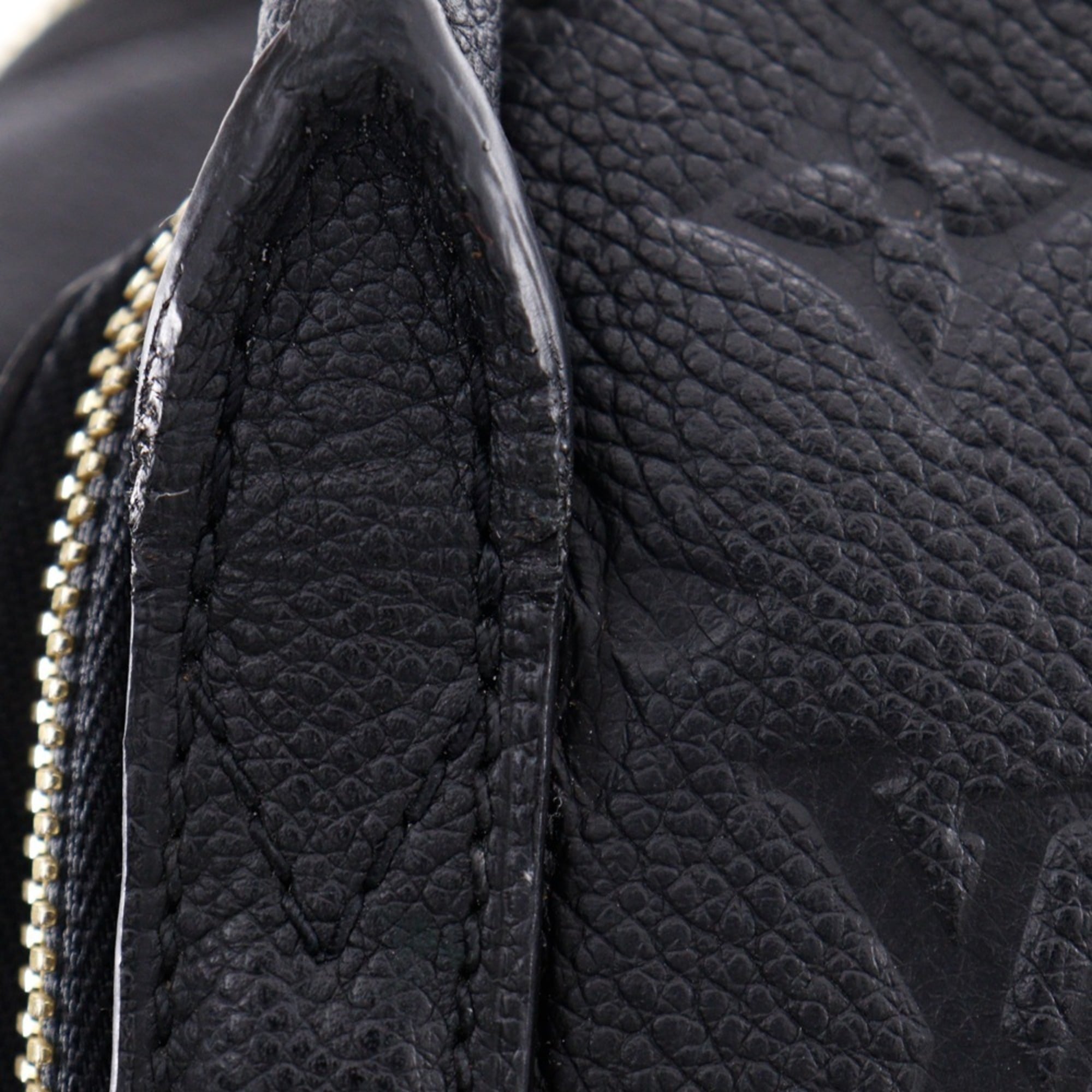 Louis Vuitton Black Noir Monogram Empreinte Handbag (Pre-Owned)