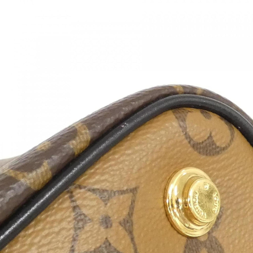 Louis Vuitton Marron Coated Canvas Handbag (Pre-Owned)