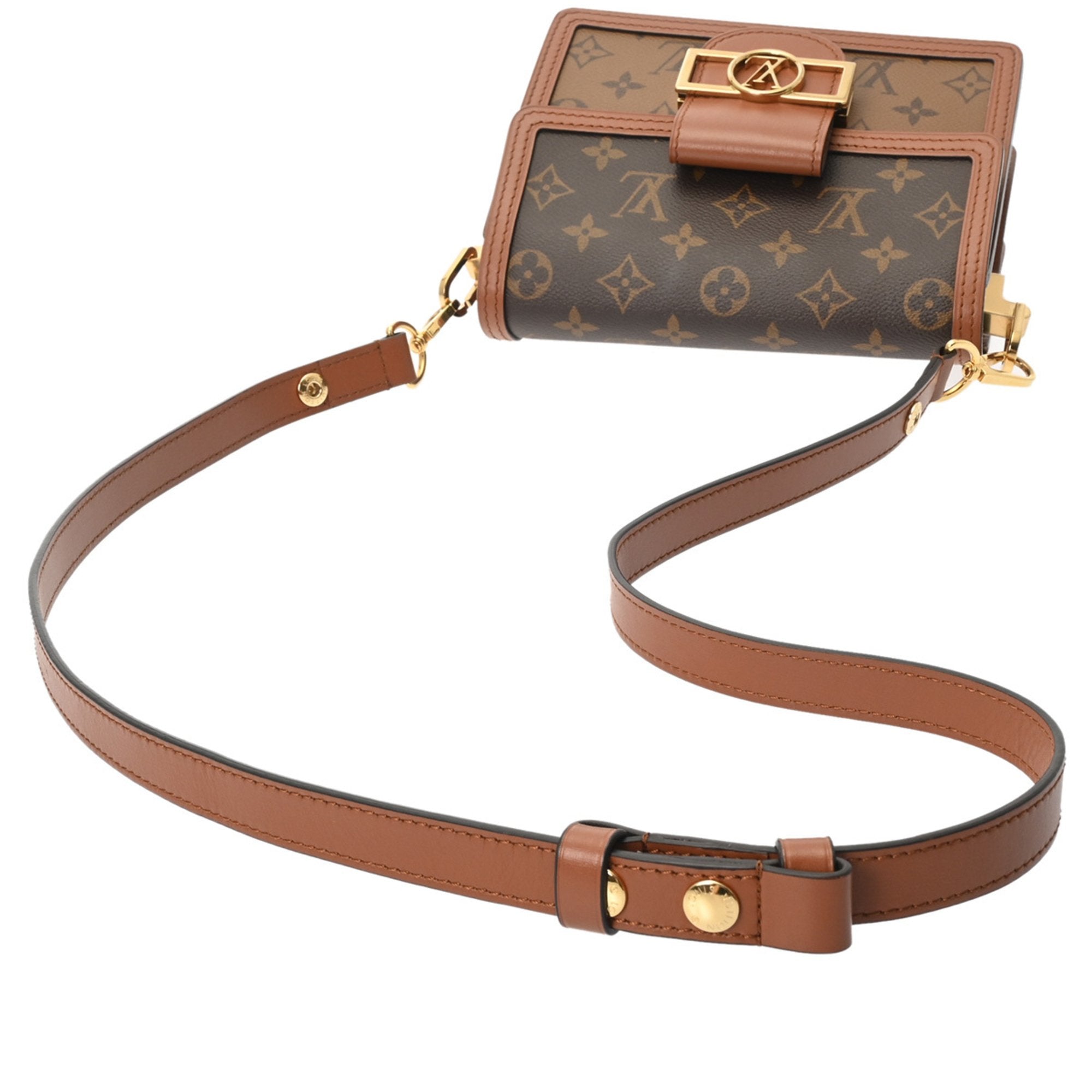 Louis Vuitton Brown Monogram Canvas Shoulder Bag (Pre-Owned)