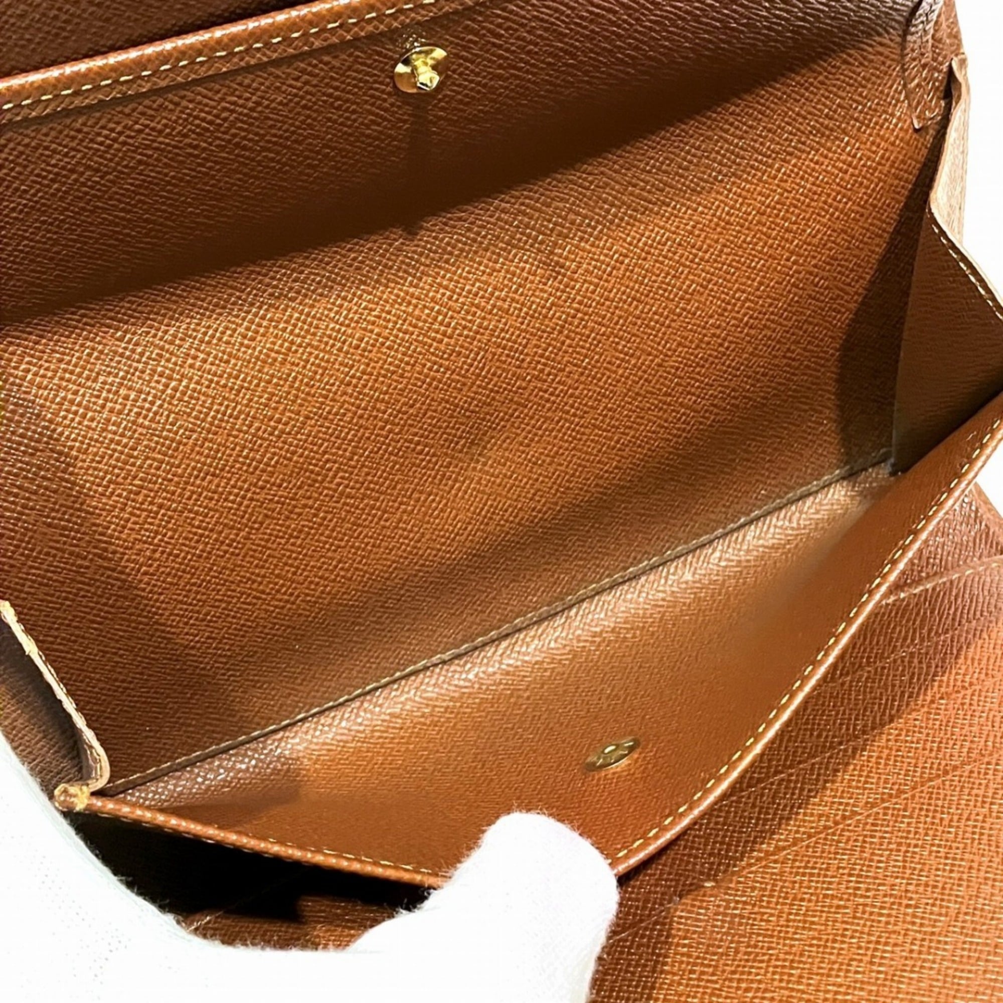 Louis Vuitton Monogram Brown Monogram Monogram Long Wallet (Bi-Fold) (Pre-Owned)