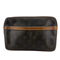 Louis Vuitton Brown Leather Clutch Bag (Pre-Owned)