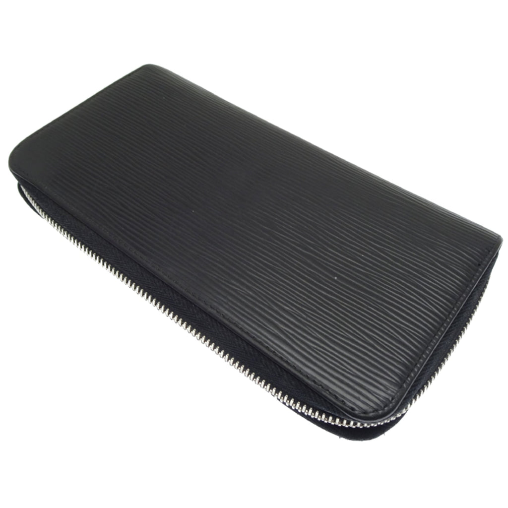 Louis Vuitton Black Noir Epi Leather Long Wallet (Bi-Fold) (Pre-Owned)
