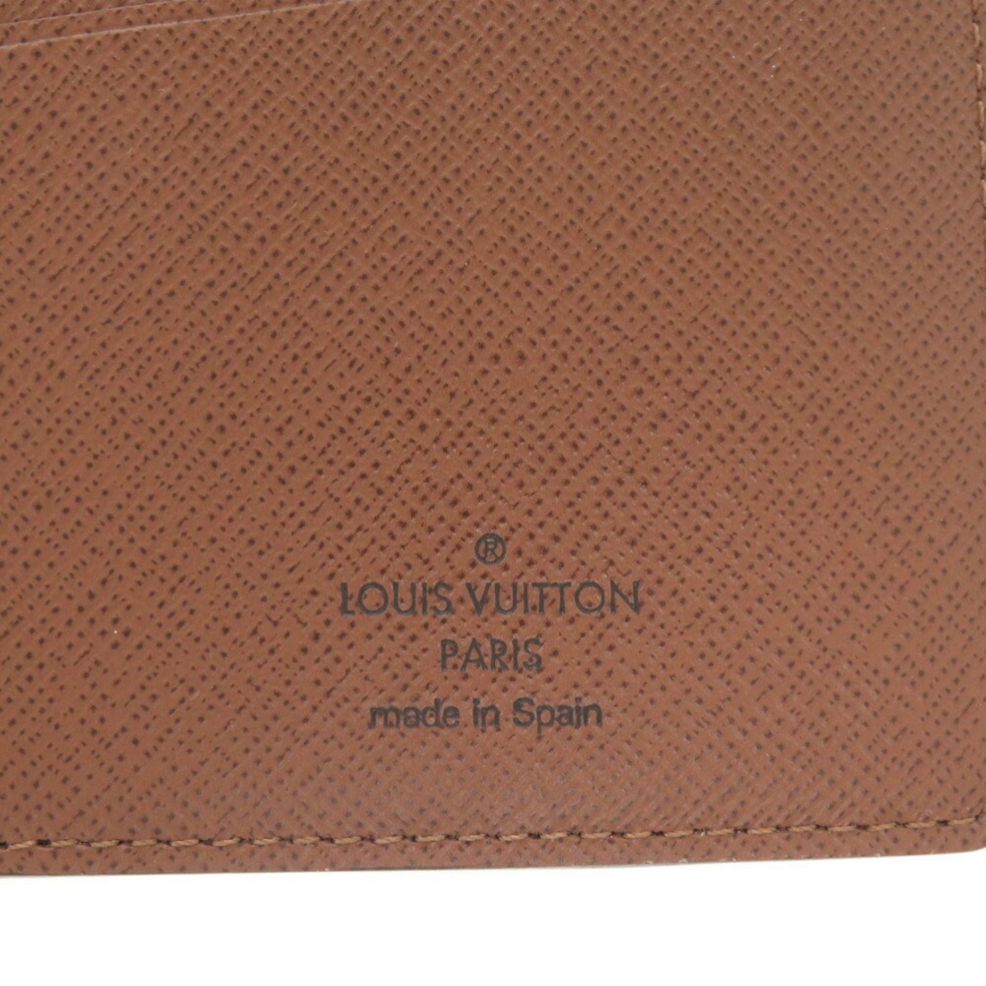 Louis Vuitton Brown Monogram Long Wallet (Bi-Fold) (Pre-Owned)