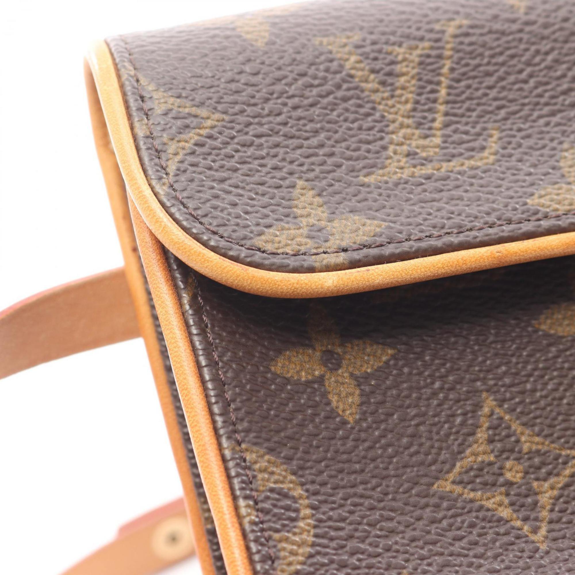 Louis Vuitton Brown Coated Canvas Pvc Monogram Leather Fanny Pack Pochette (Pre-Owned)