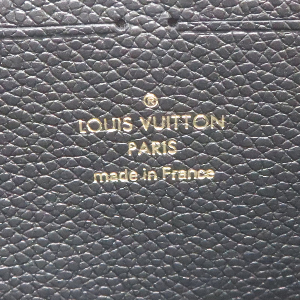 Louis Vuitton Black Noir Monogram Empreinte Long Wallet (Bi-Fold) (Pre-Owned)