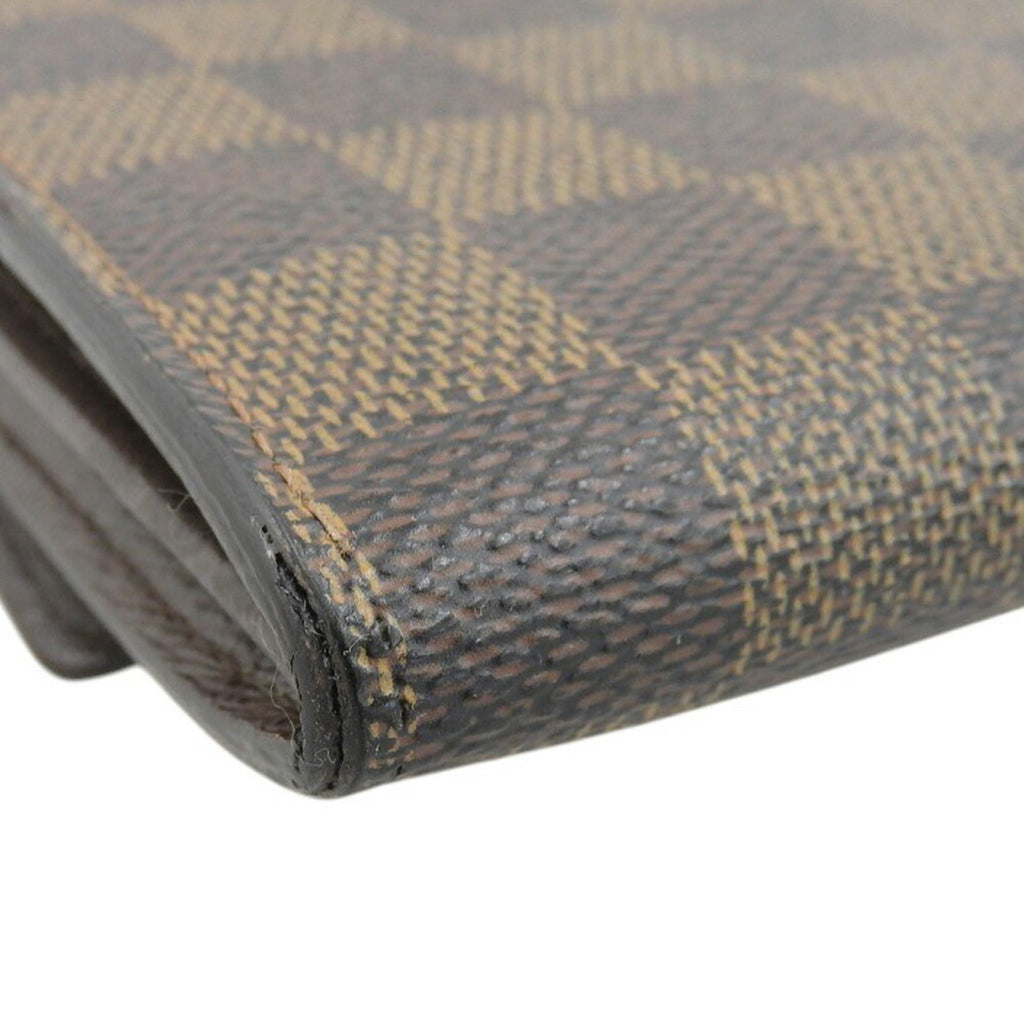 Louis Vuitton Ebene Pvc Long Wallet (Bi-Fold) (Pre-Owned)
