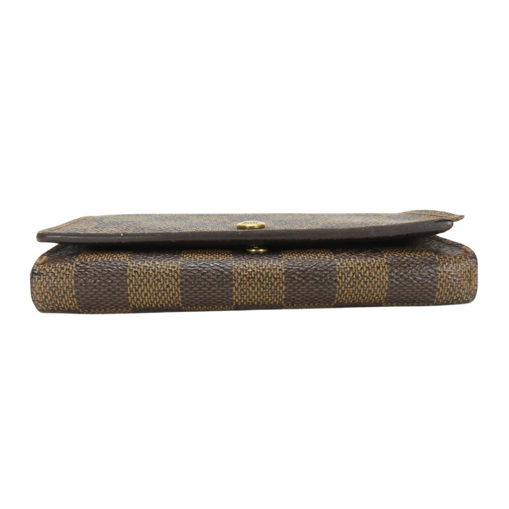 Louis Vuitton Damier Brown Ebene Wallet (Bi-Fold) (Pre-Owned)