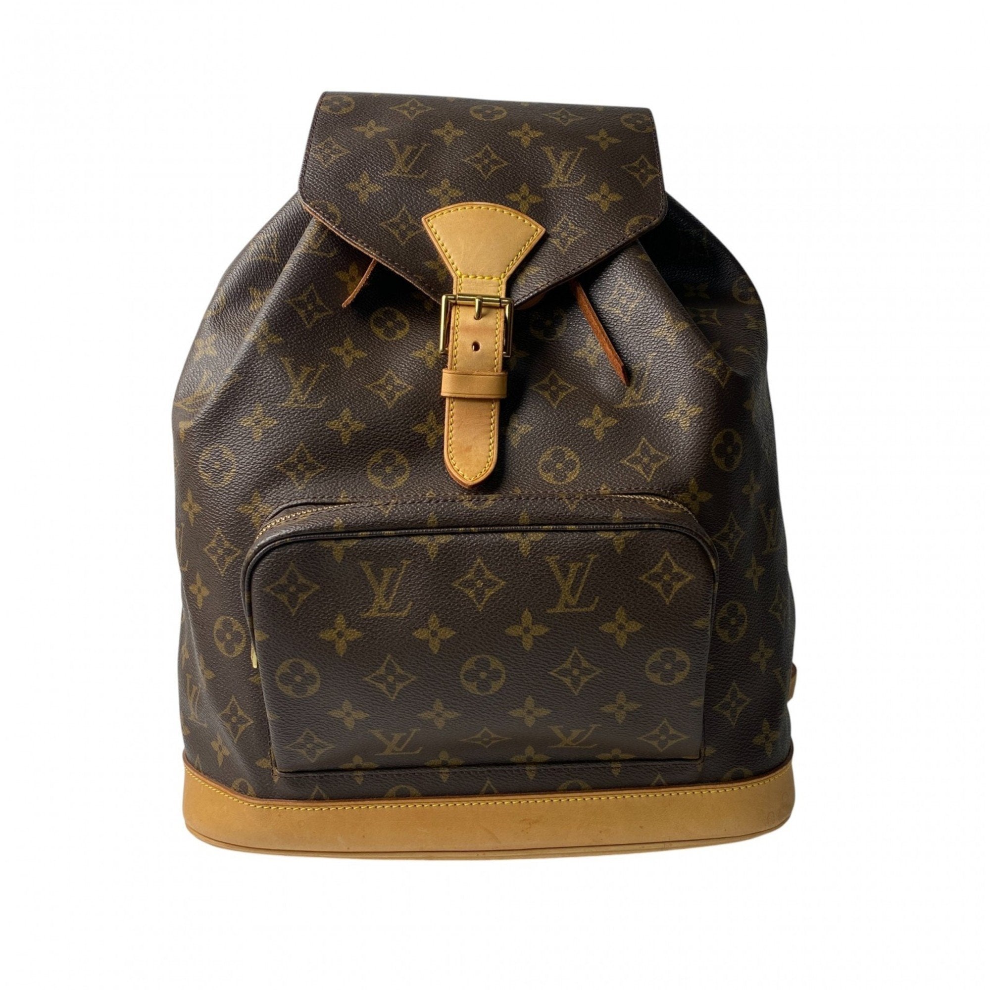 Louis Vuitton Brown Pvc Leather Backpack (Pre-Owned)