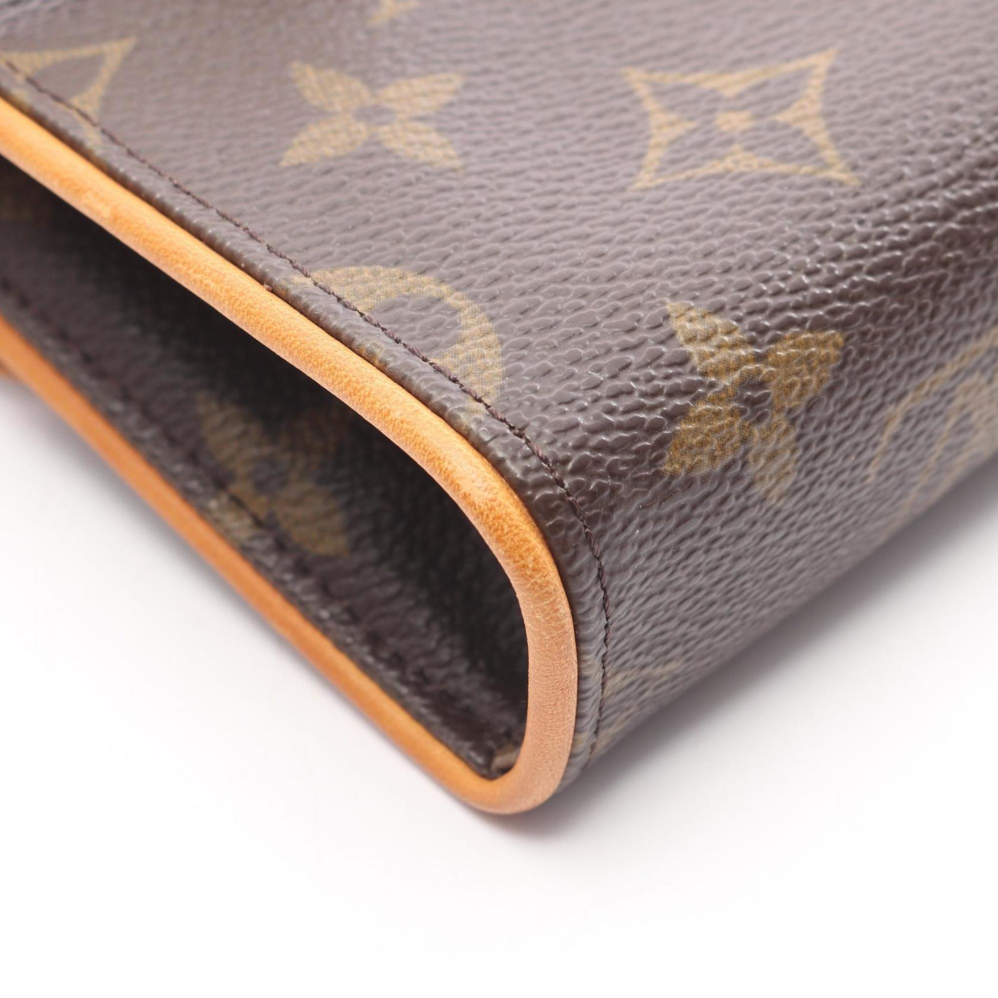 Louis Vuitton Brown Coated Canvas Pvc Monogram Leather Fanny Pack Pochette (Pre-Owned)