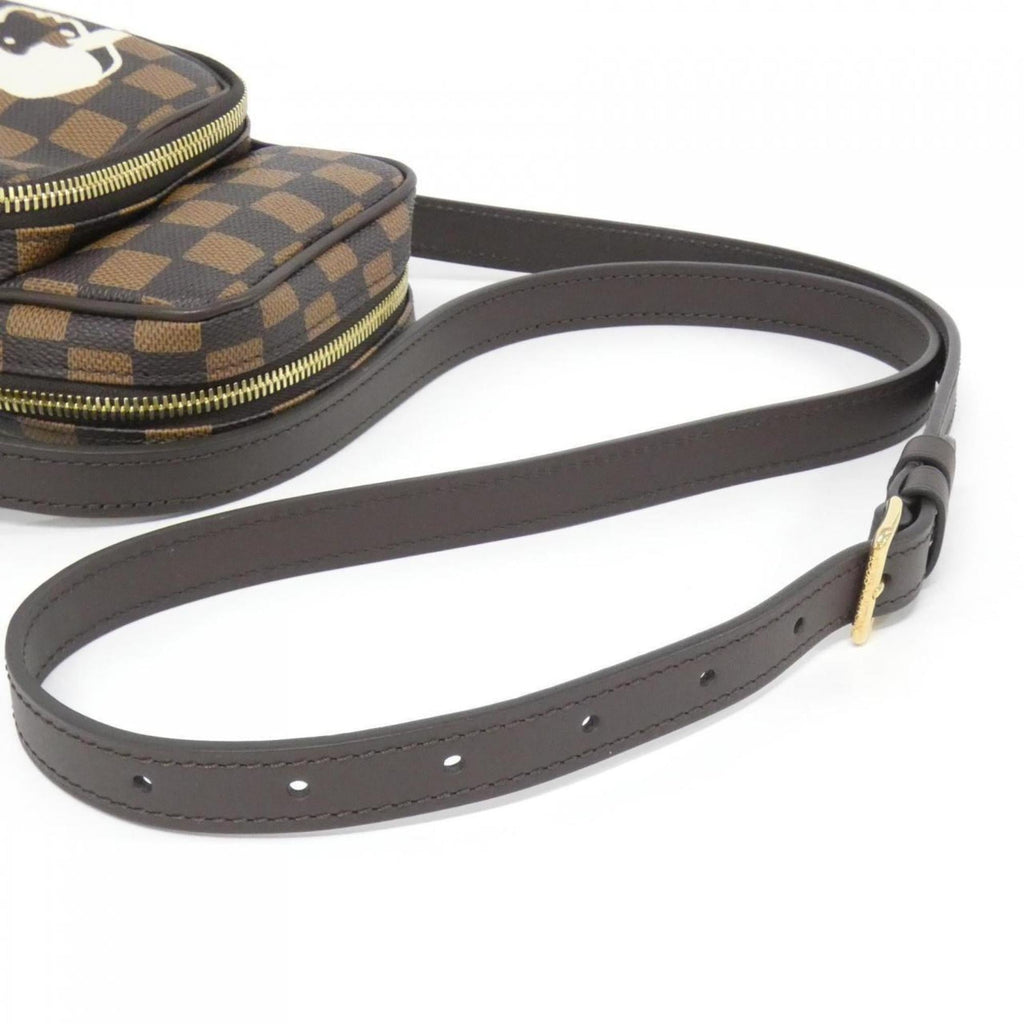 Louis Vuitton Brown Coated Canvas Shoulder Bag (Pre-Owned)
