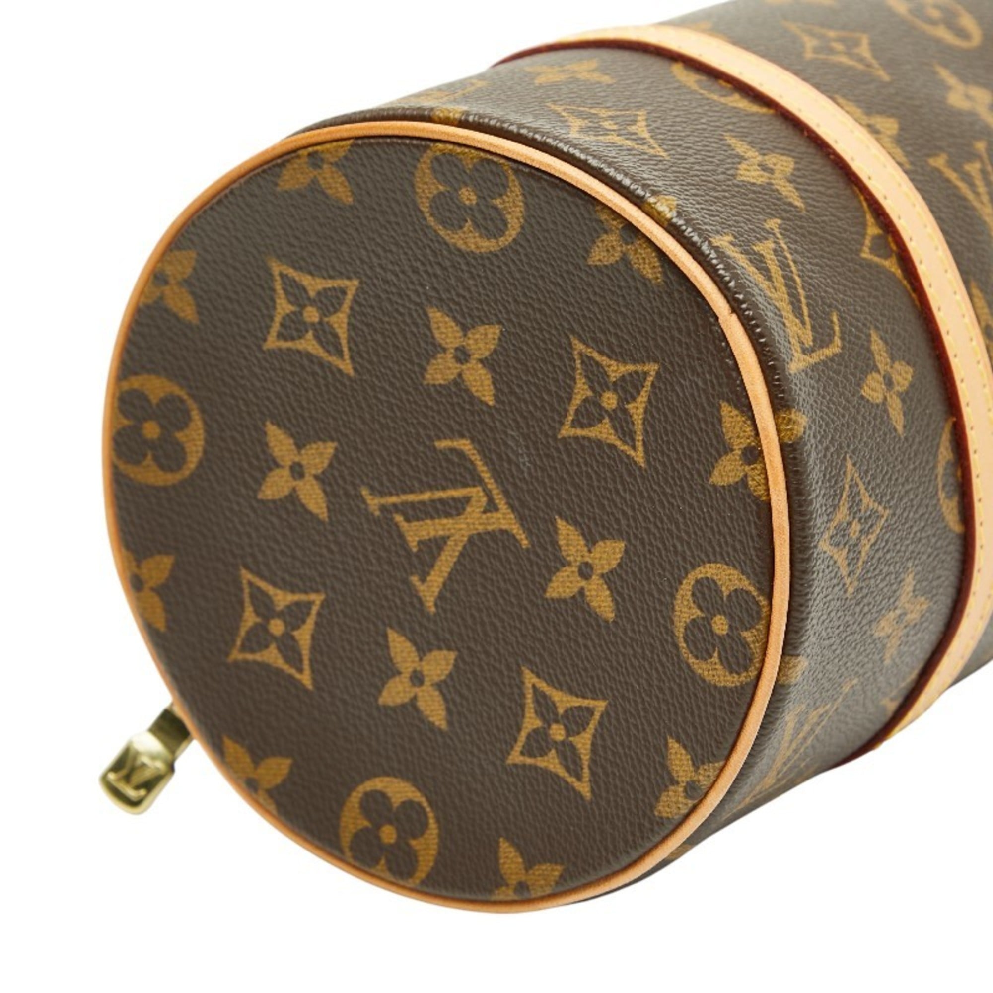 Louis Vuitton Monogram Brown Pvc Leather Handbag (Pre-Owned)