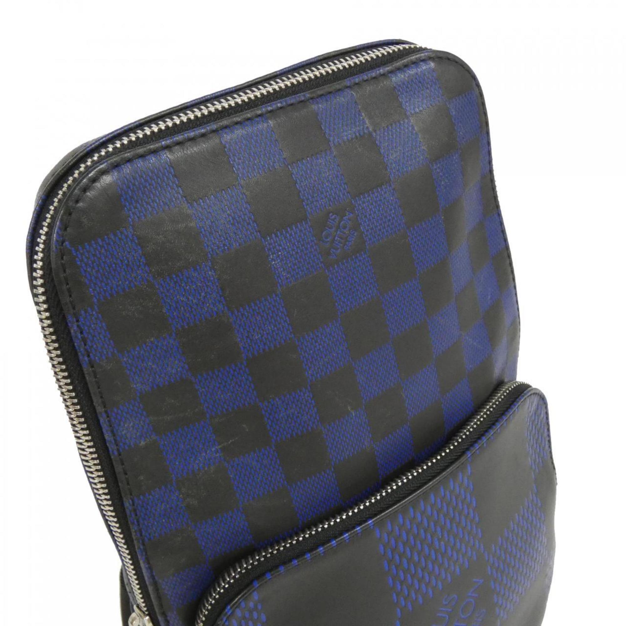 Louis Vuitton Marine Leather Handbag (Pre-Owned)