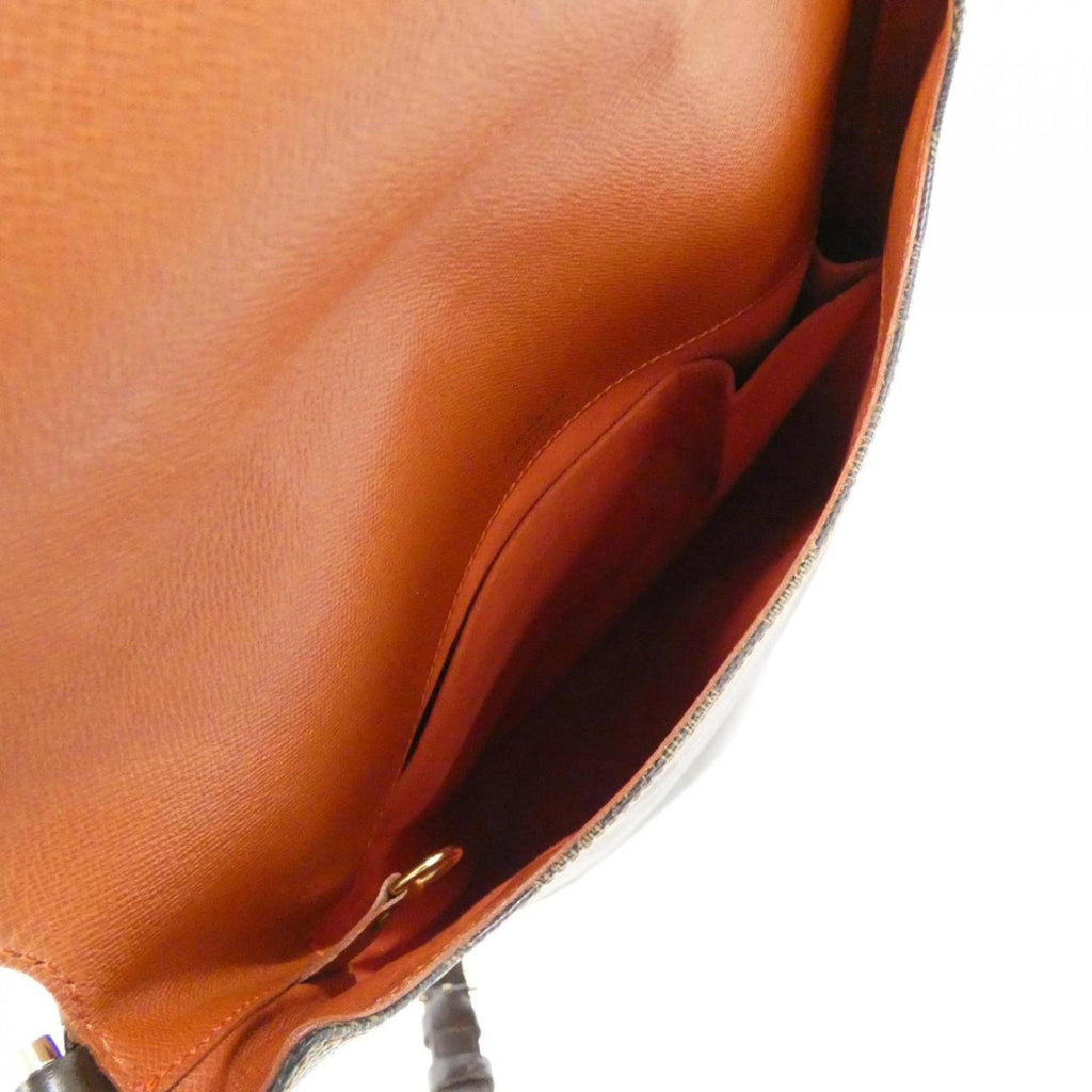 Louis Vuitton Brown Coated Canvas Shoulder Bag (Pre-Owned)