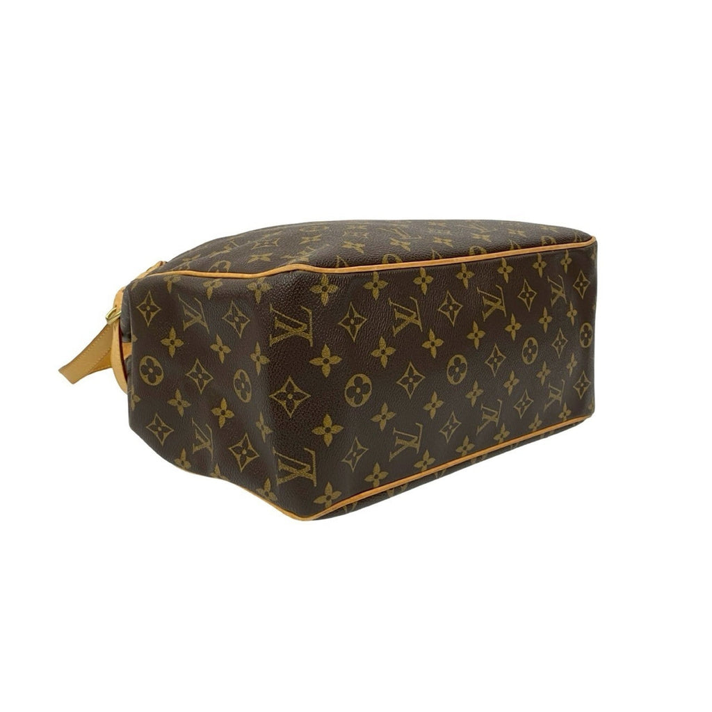 Louis Vuitton Brown Leather Pvc Shoulder Bag Tote Bag (Pre-Owned)