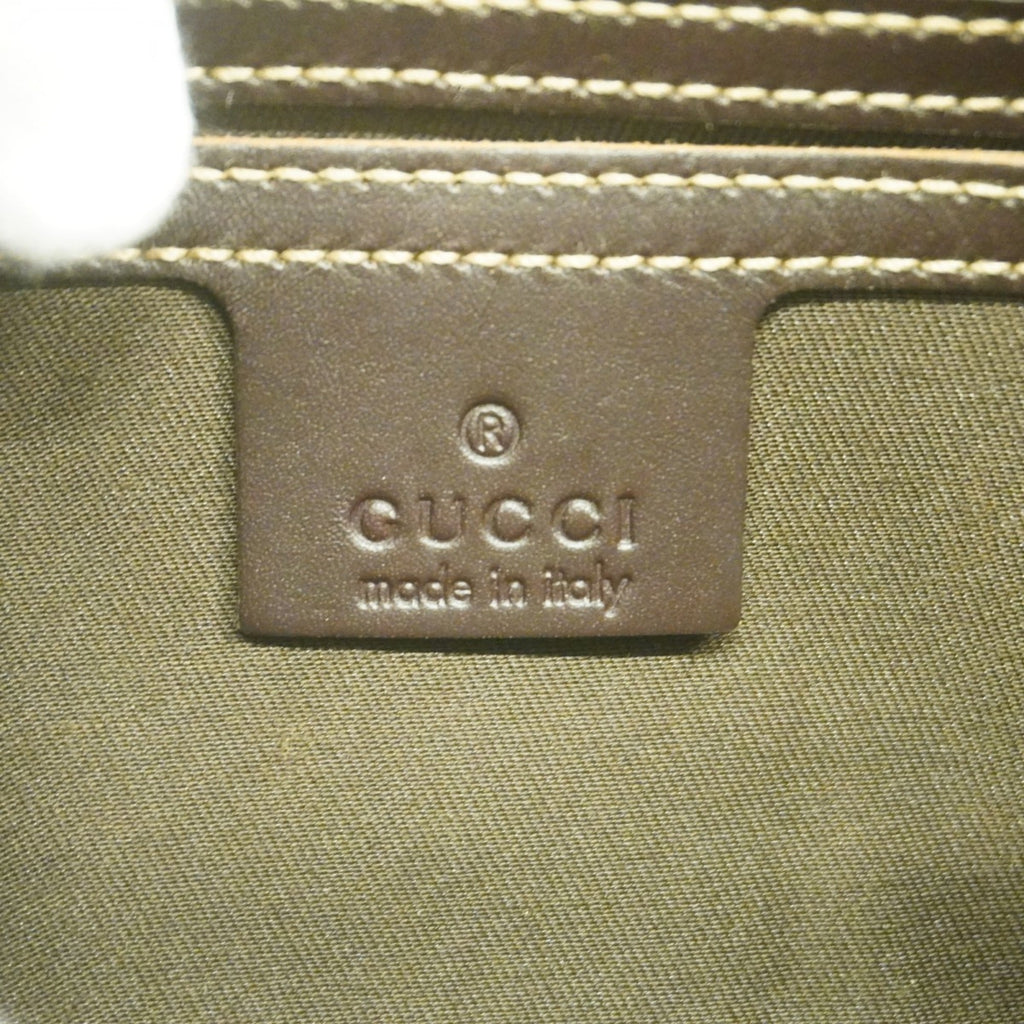 Front Zip Camera Bag GG Coated Canvas Small