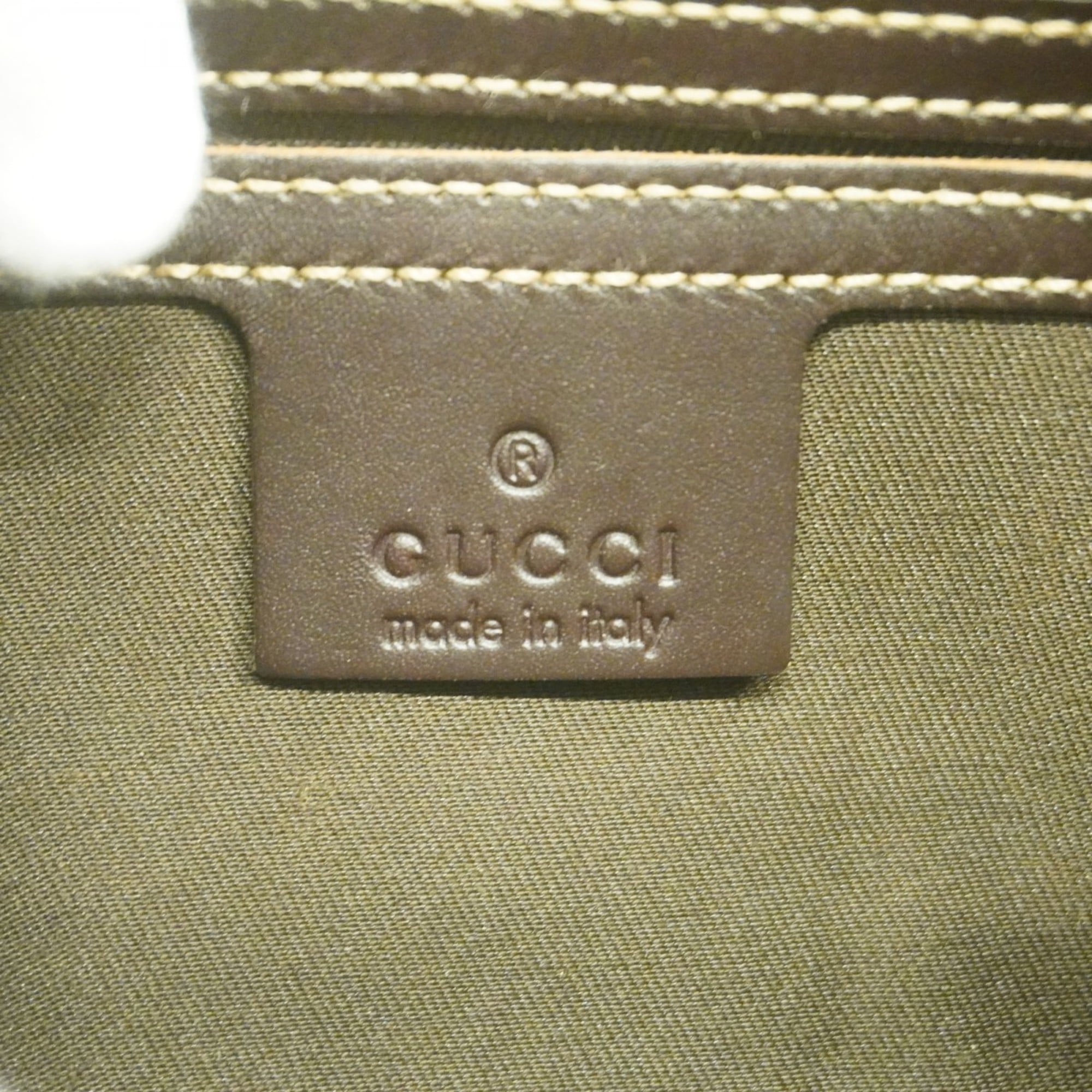 Front Zip Camera Bag GG Coated Canvas Small