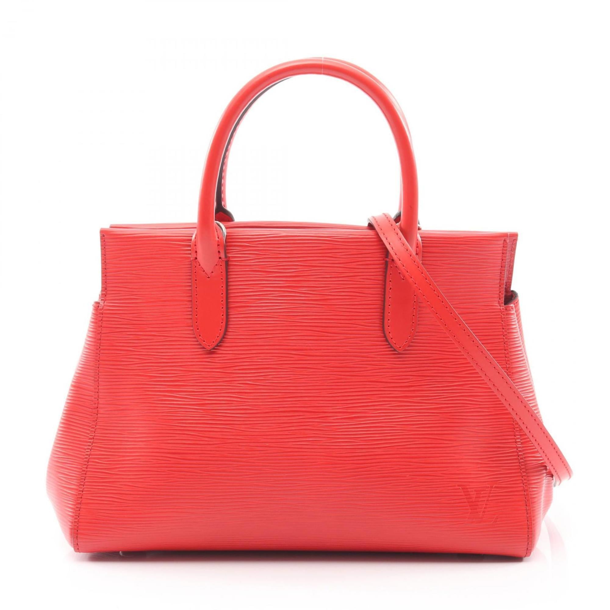 Louis Vuitton Coquelicots Red Color Epi Leather Handbag (Pre-Owned)
