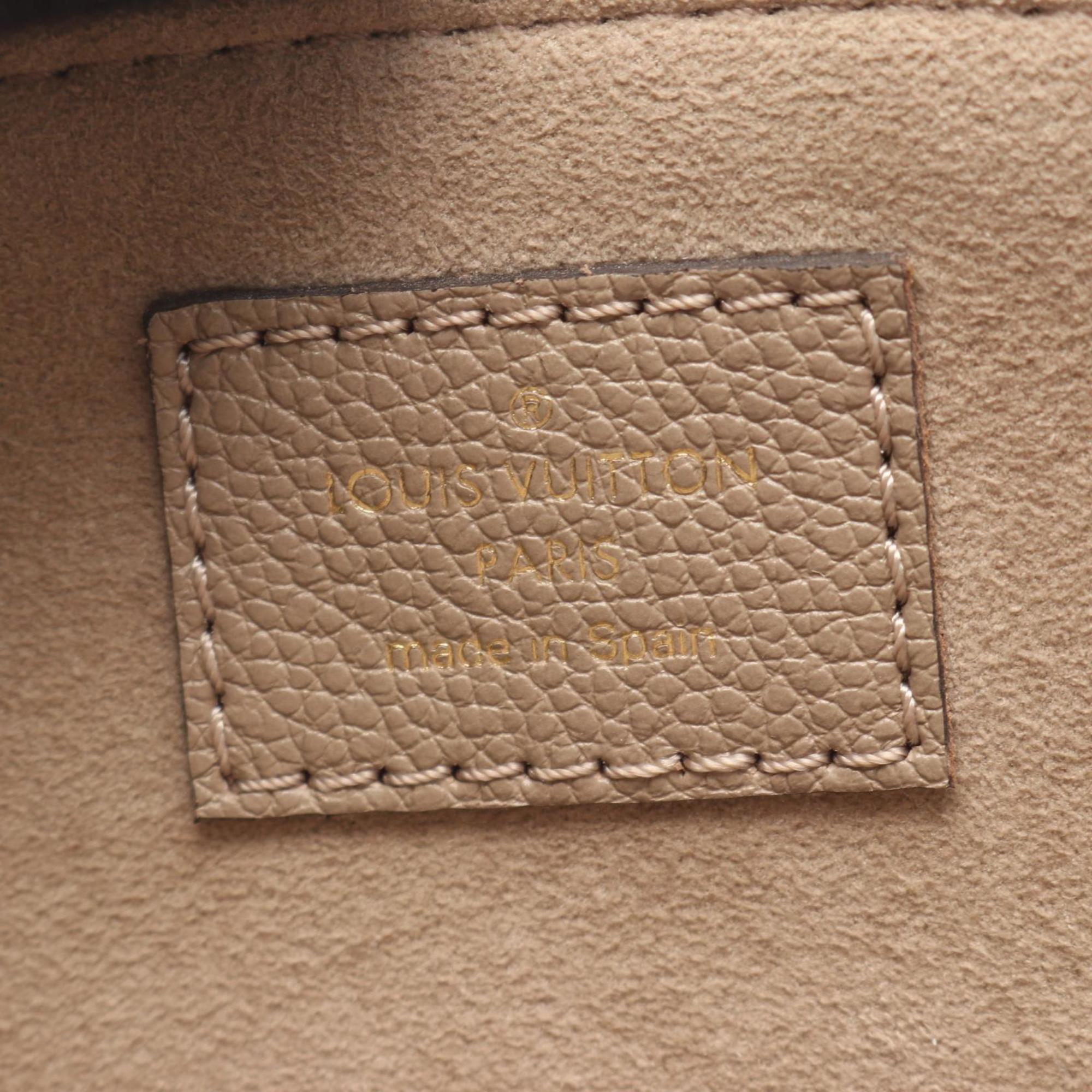 Louis Vuitton Beige Tourterelle Monogram Empreinte Handbag (Pre-Owned)