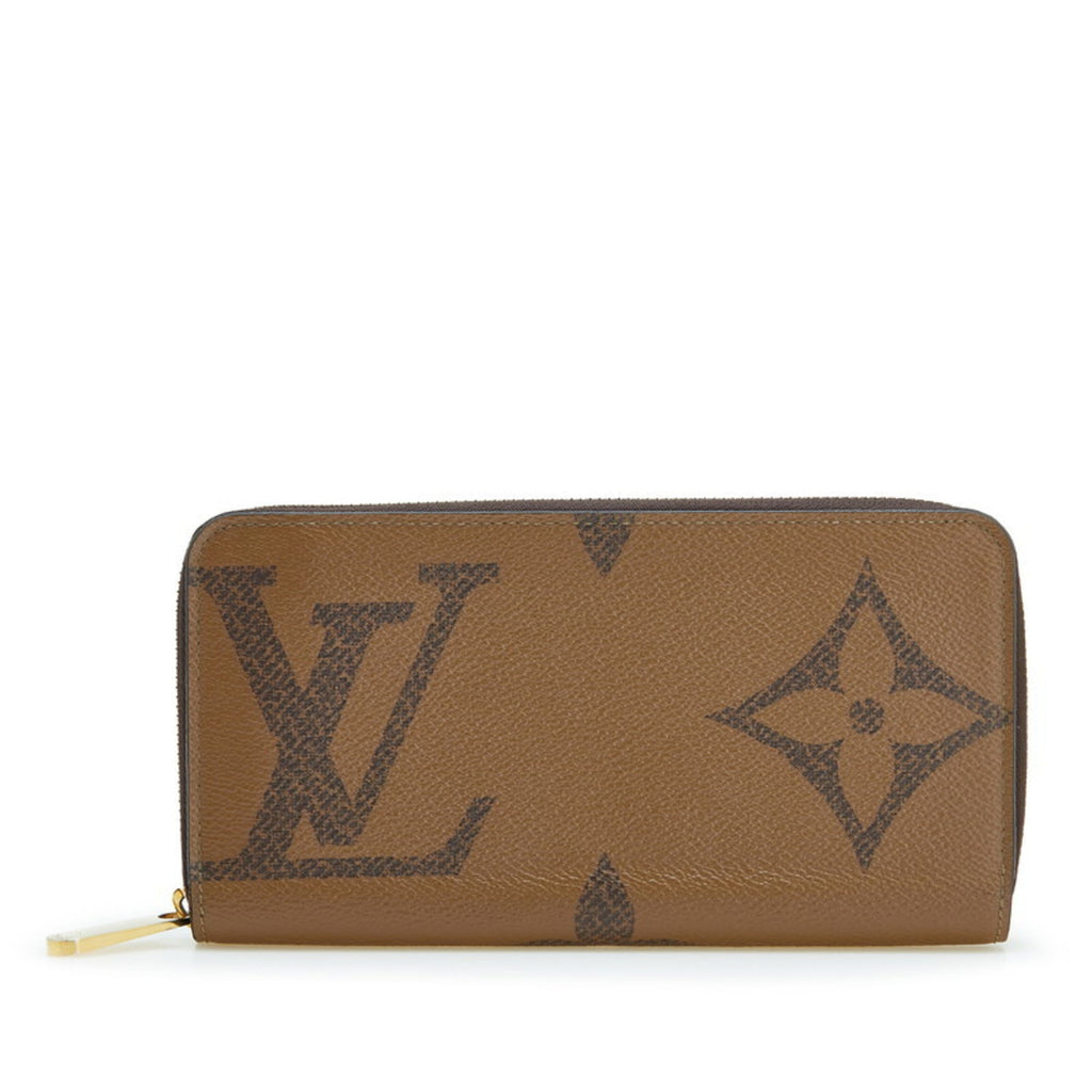 Louis Vuitton Monogram Brown Pvc Leather Wallet (Tri-Fold) (Pre-Owned)
