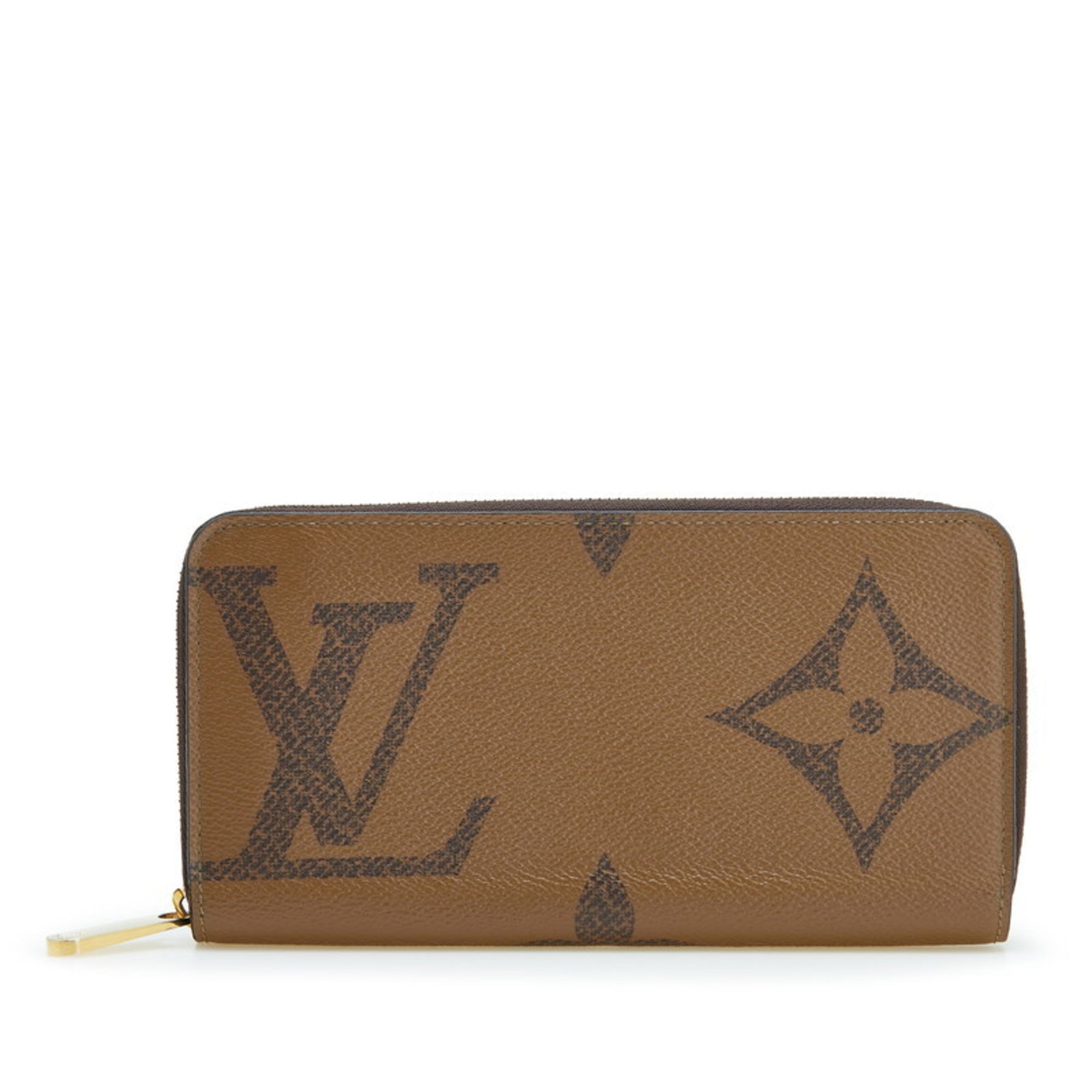 Louis Vuitton Monogram Brown Pvc Leather Wallet (Tri-Fold) (Pre-Owned)