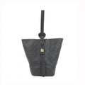 Louis Vuitton Black Leather Shoulder Bag (Pre-Owned)