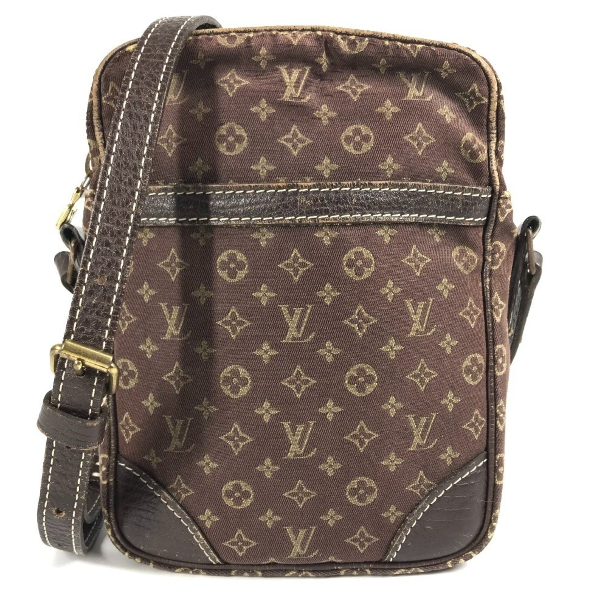 Louis Vuitton Brown Monogram Mini Pochette Shoulder Bag (Pre-Owned)