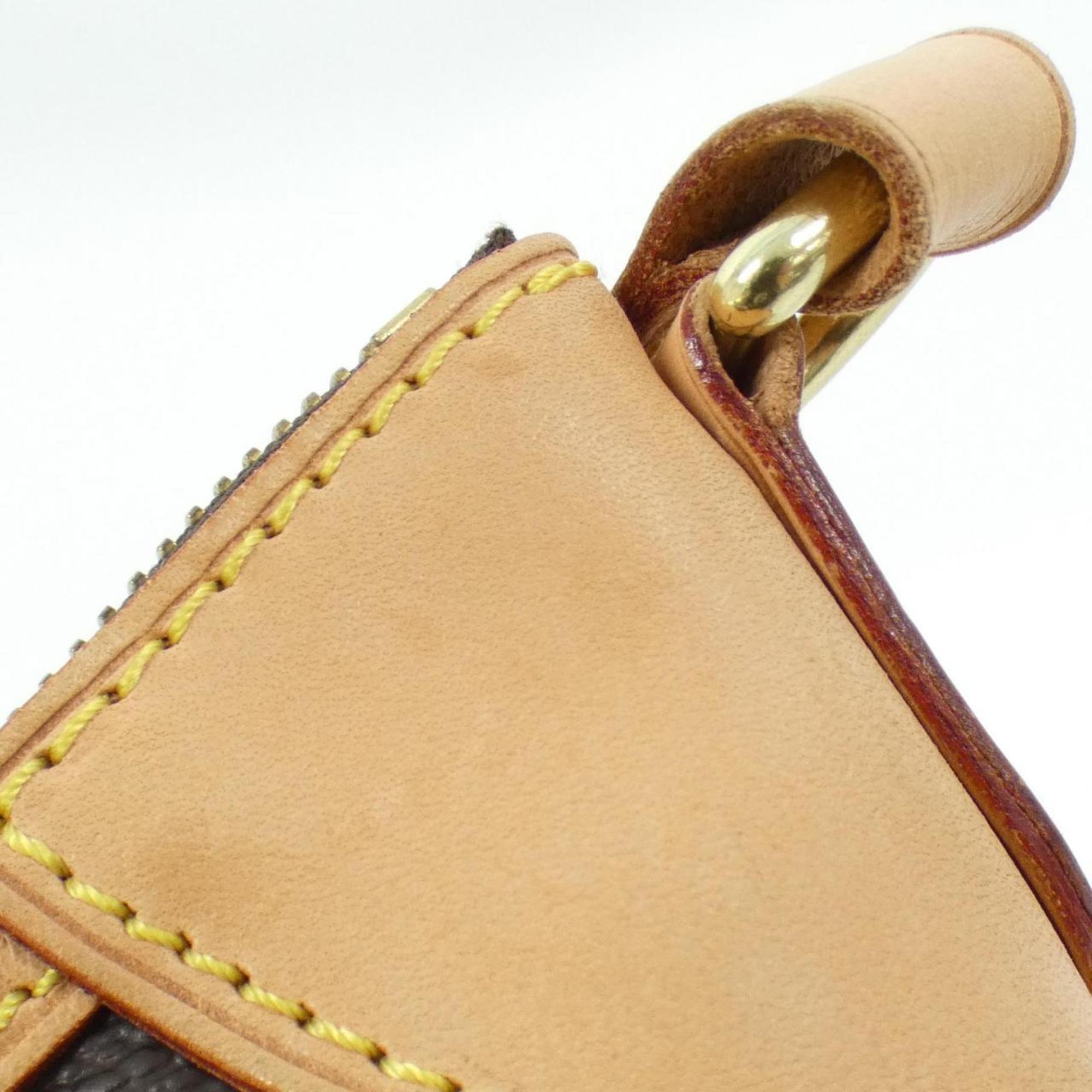 Louis Vuitton Brown Marron Coated Canvas Shoulder Bag (Pre-Owned)