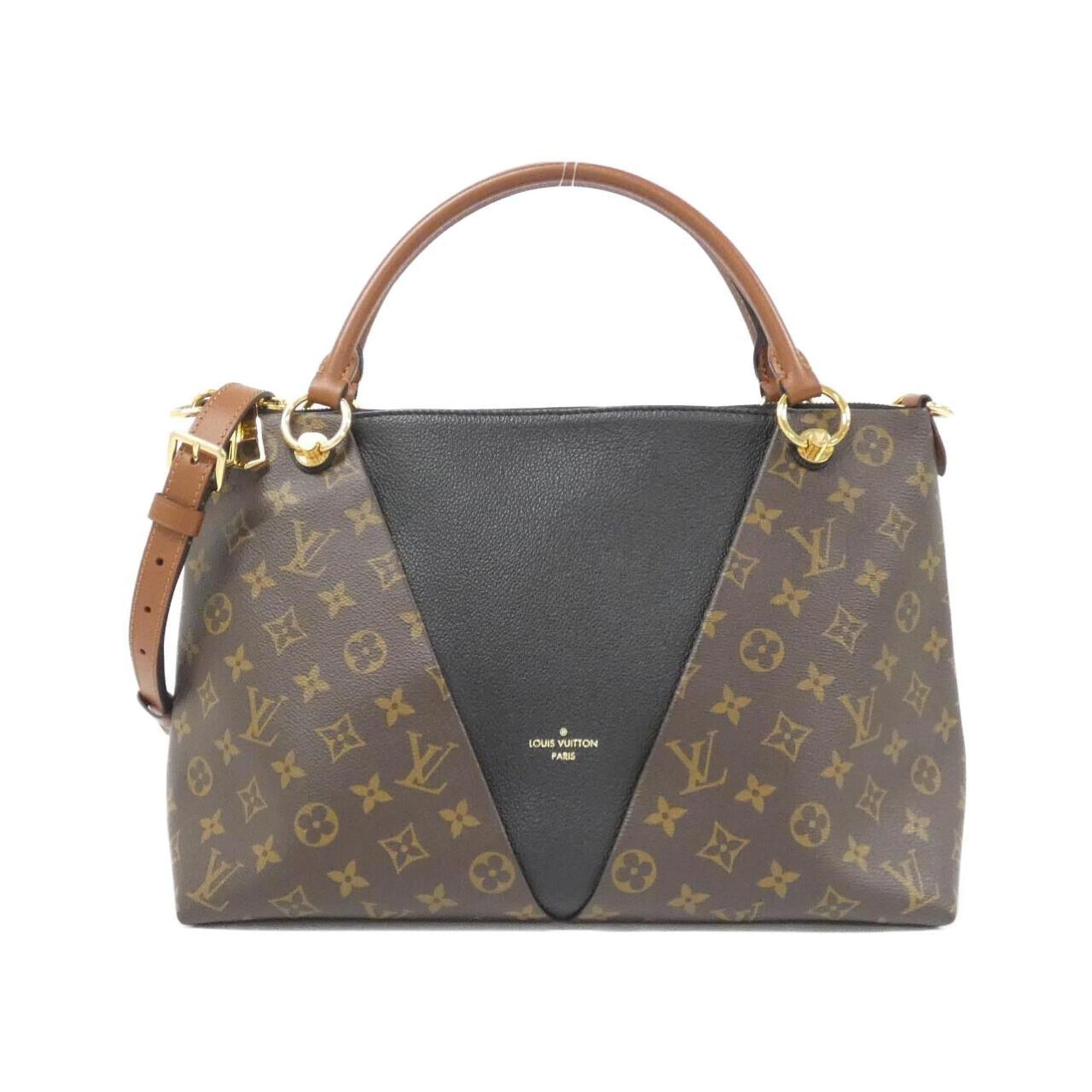 Louis Vuitton Brown Coated Canvas Leather Handbag (Pre-Owned)