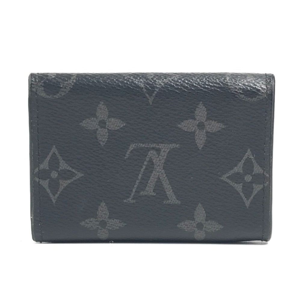 Louis Vuitton Black Gray Monogram Eclipse Canvas Wallet (Tri-Fold) (Pre-Owned)