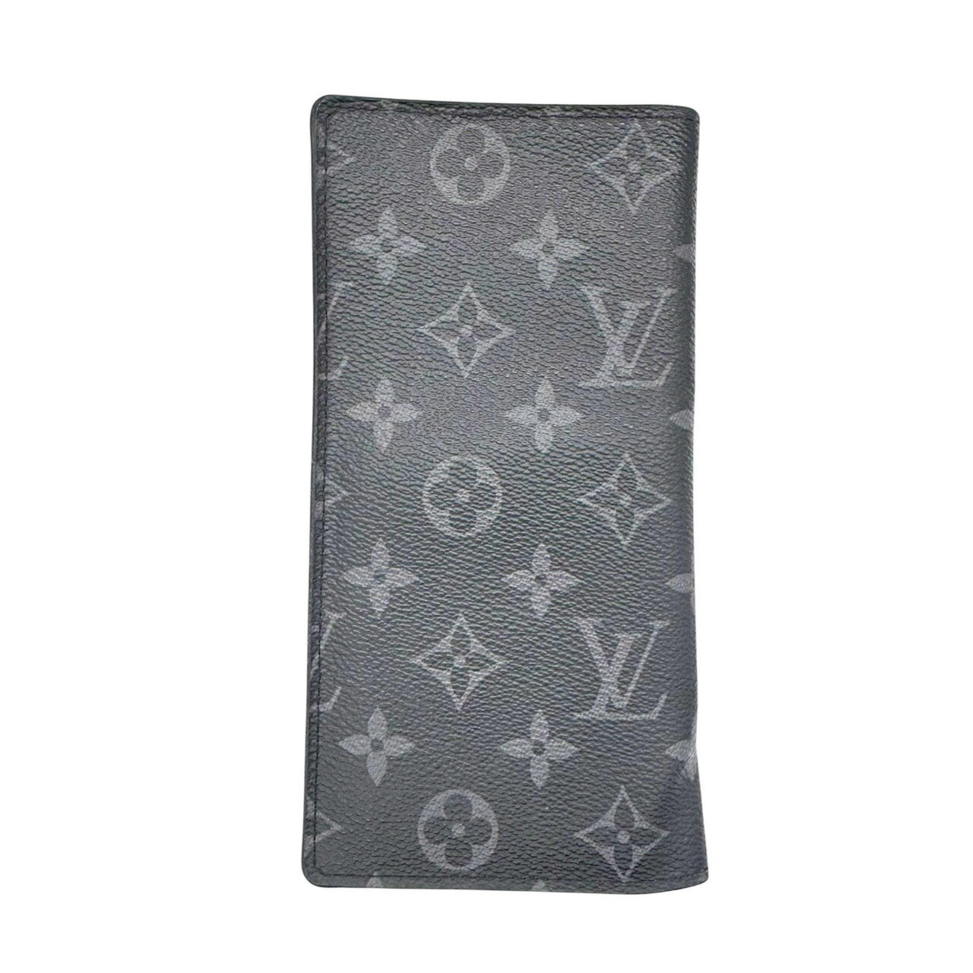 Louis Vuitton Black Monogram Eclipse Noir Monogram Eclipse Long Wallet (Bi-Fold) (Pre-Owned)