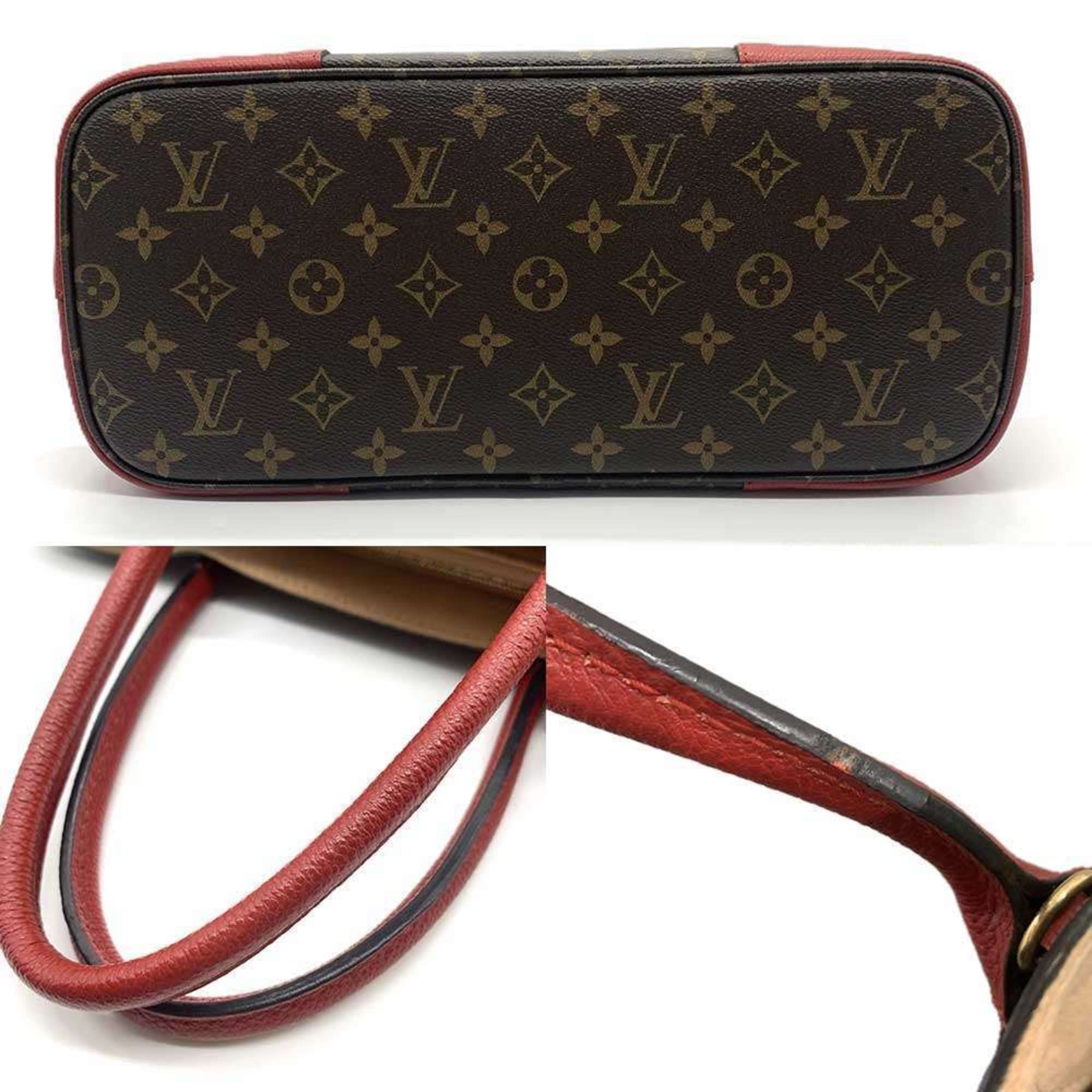 Louis Vuitton Monogram Cerise Red Color Monogram Tote Bag (Pre-Owned)