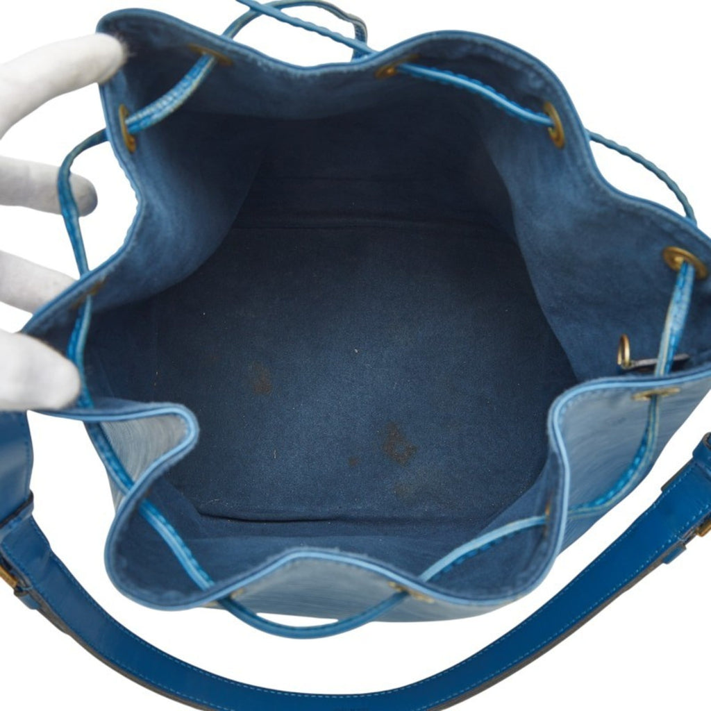 Louis Vuitton Toledo Blue Leather Shoulder Bag (Pre-Owned)