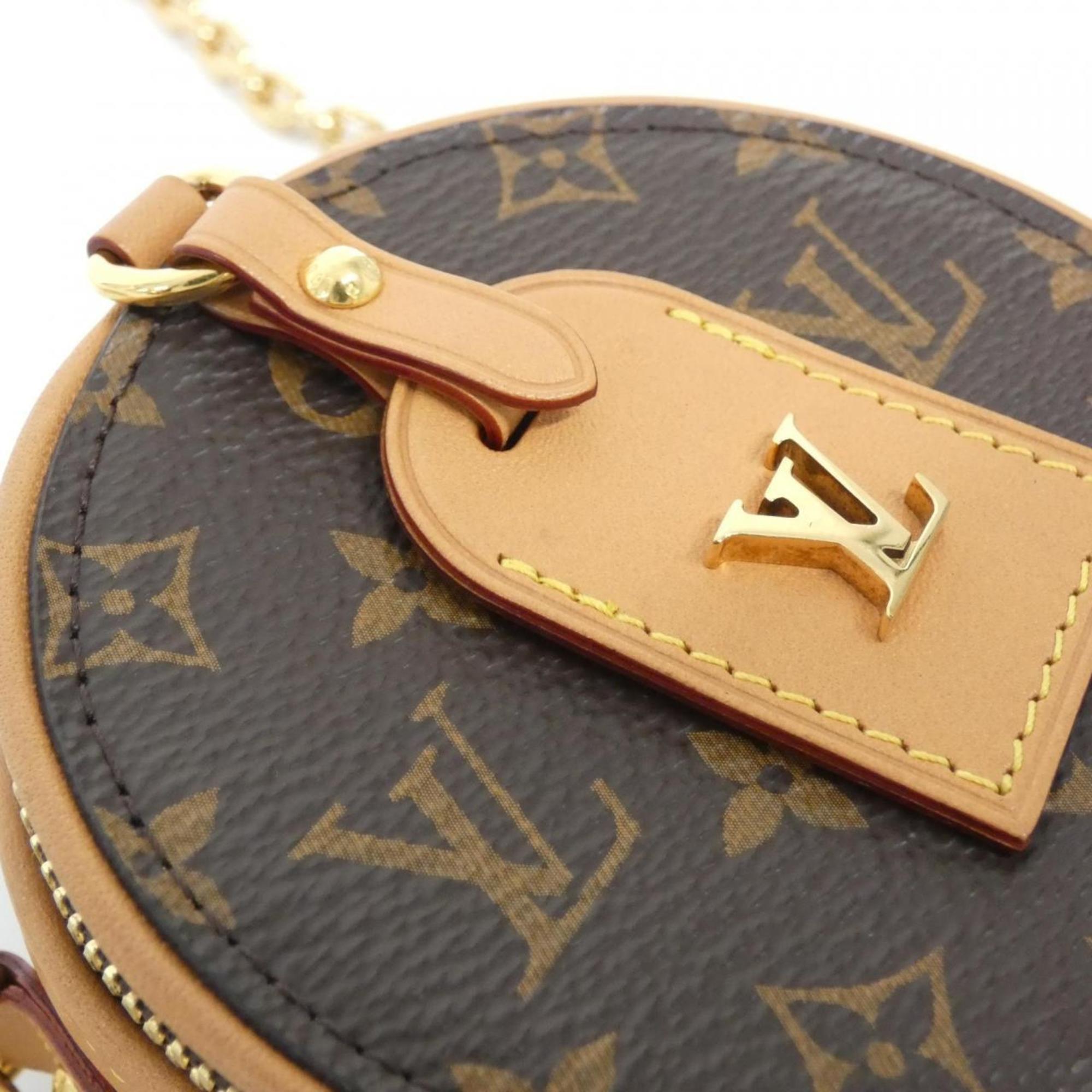 Louis Vuitton Marron Coated Canvas Handbag (Pre-Owned)