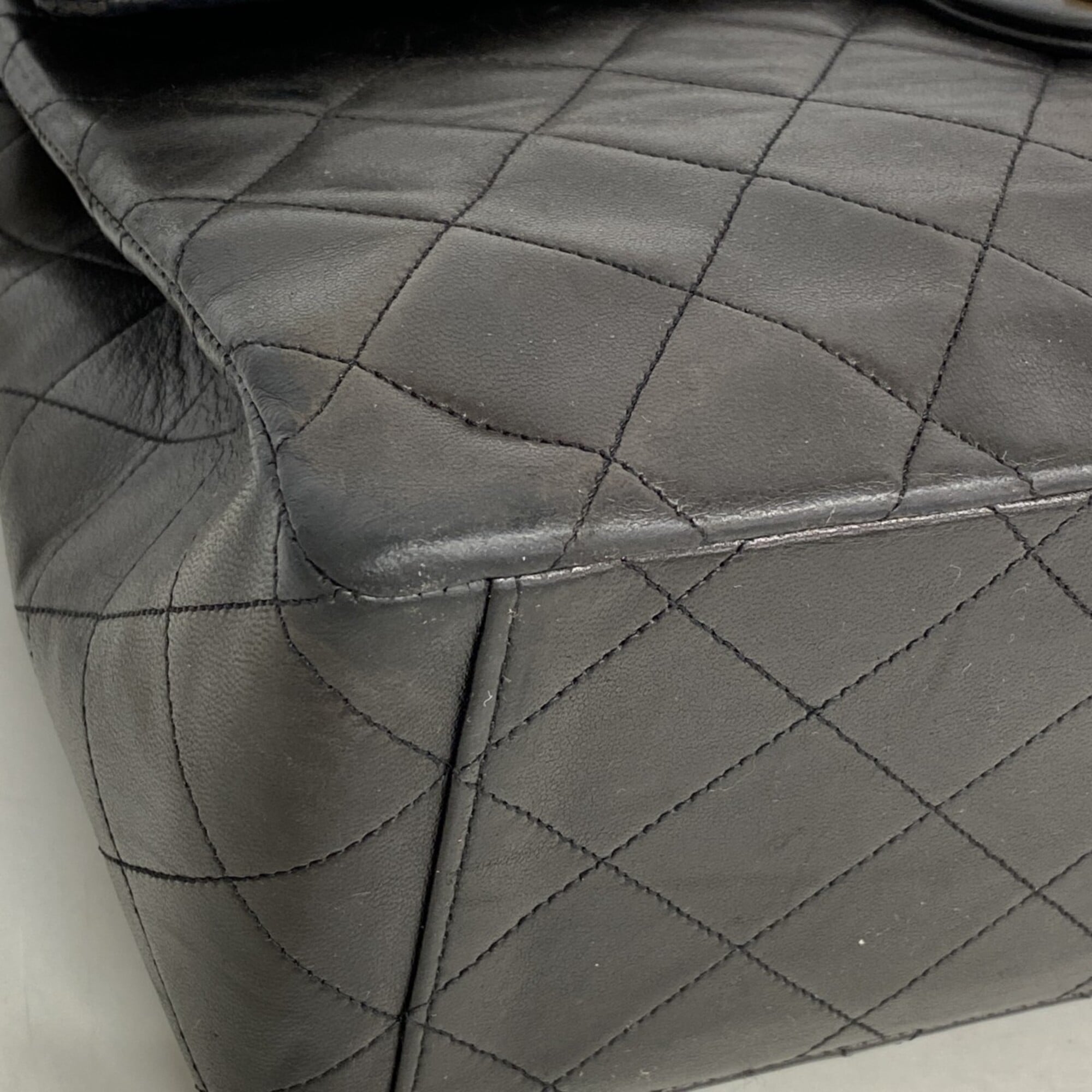 Vintage Classic Single Flap Bag Quilted Lambskin Maxi