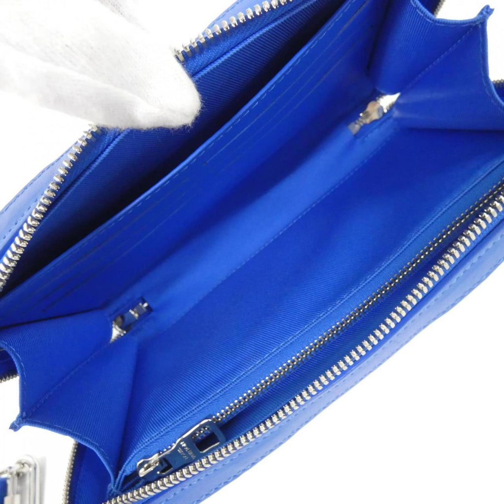 Louis Vuitton Blue Coated Canvas Shoulder Bag (Pre-Owned)