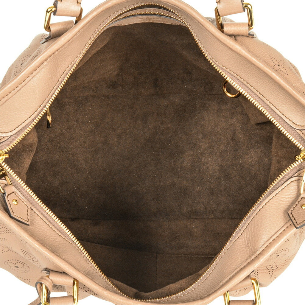Louis Vuitton Beige Beige Poodle Monogram Mahina Leather Tote Bag (Pre-Owned)