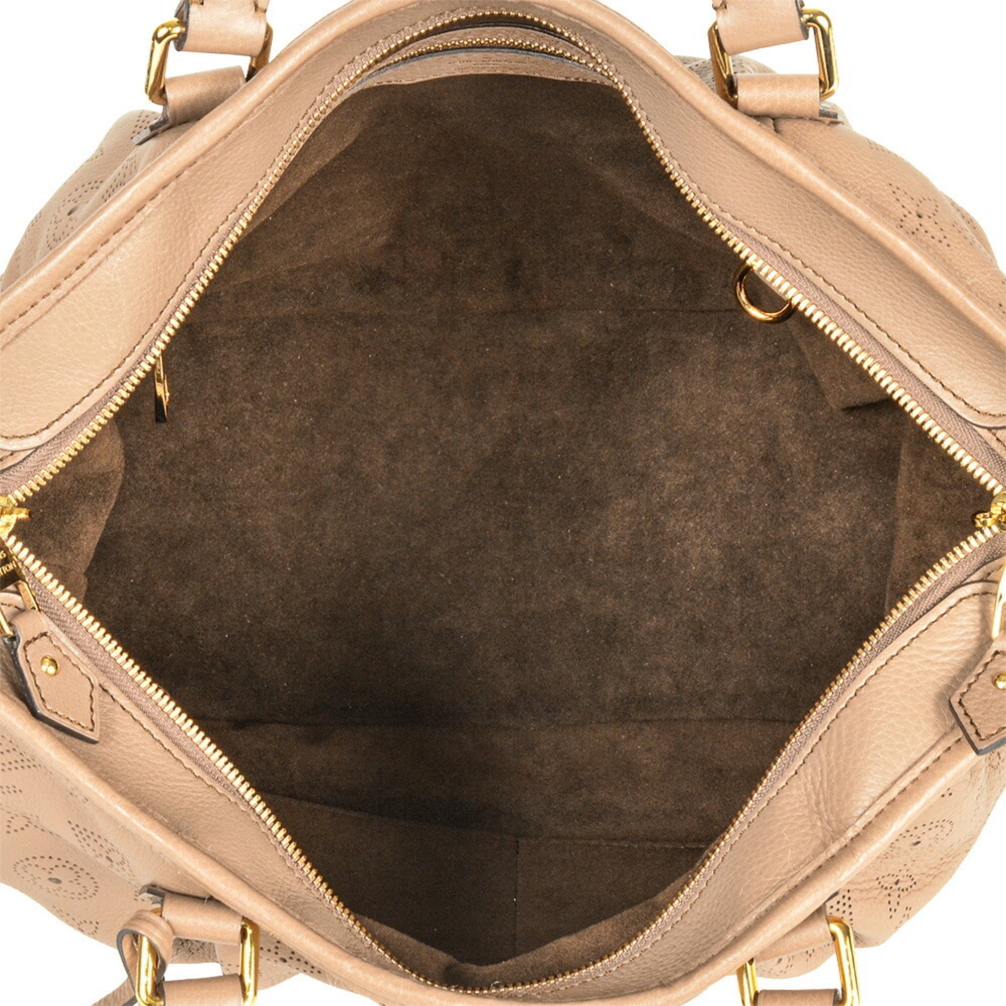 Louis Vuitton Beige Beige Poodle Monogram Mahina Leather Tote Bag (Pre-Owned)