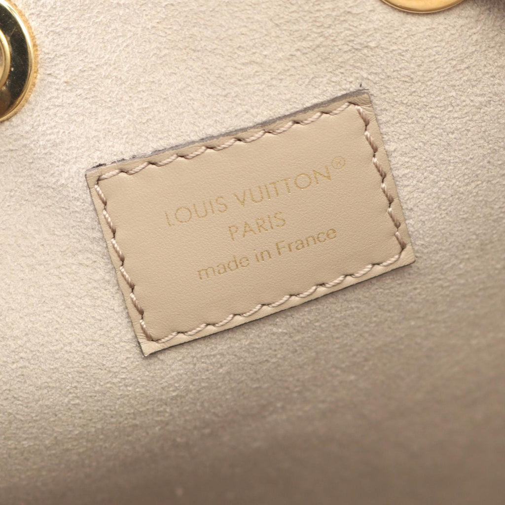 Louis Vuitton Beige Tourterelle Monogram Empreinte Shoulder Bag (Pre-Owned)