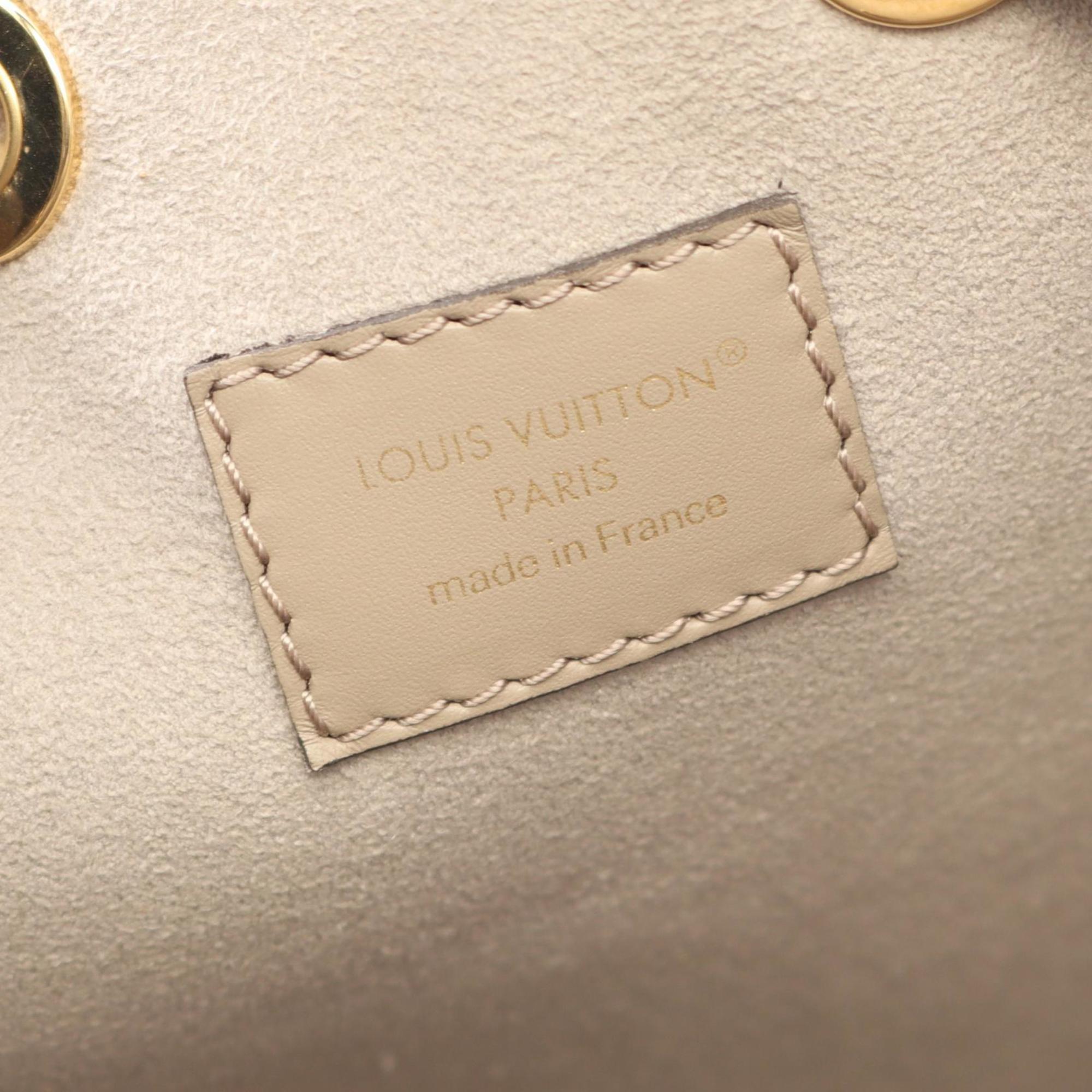 Louis Vuitton Beige Tourterelle Monogram Empreinte Shoulder Bag (Pre-Owned)