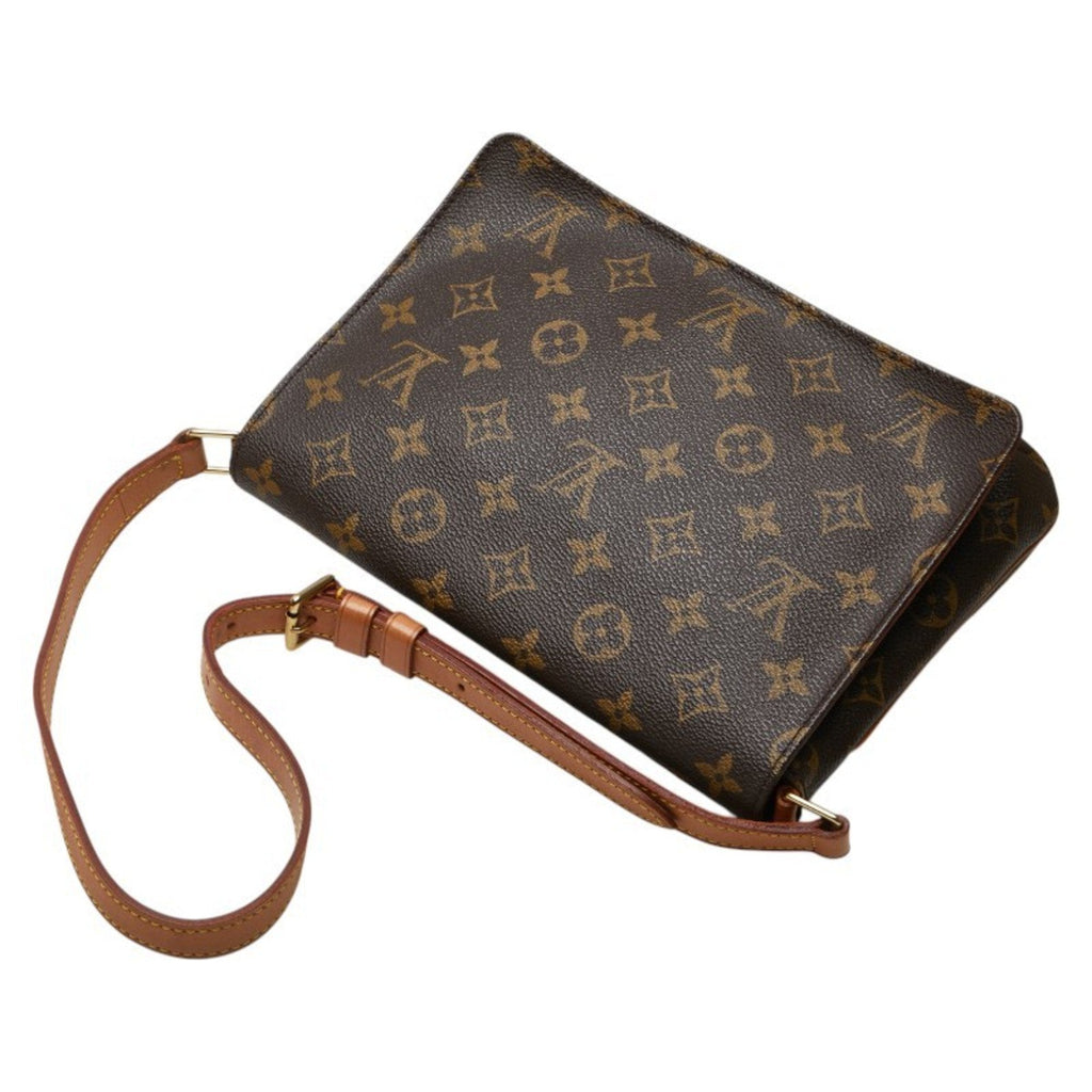 Louis Vuitton Monogram Brown Pvc Leather Handbag Shoulder Bag (Pre-Owned)