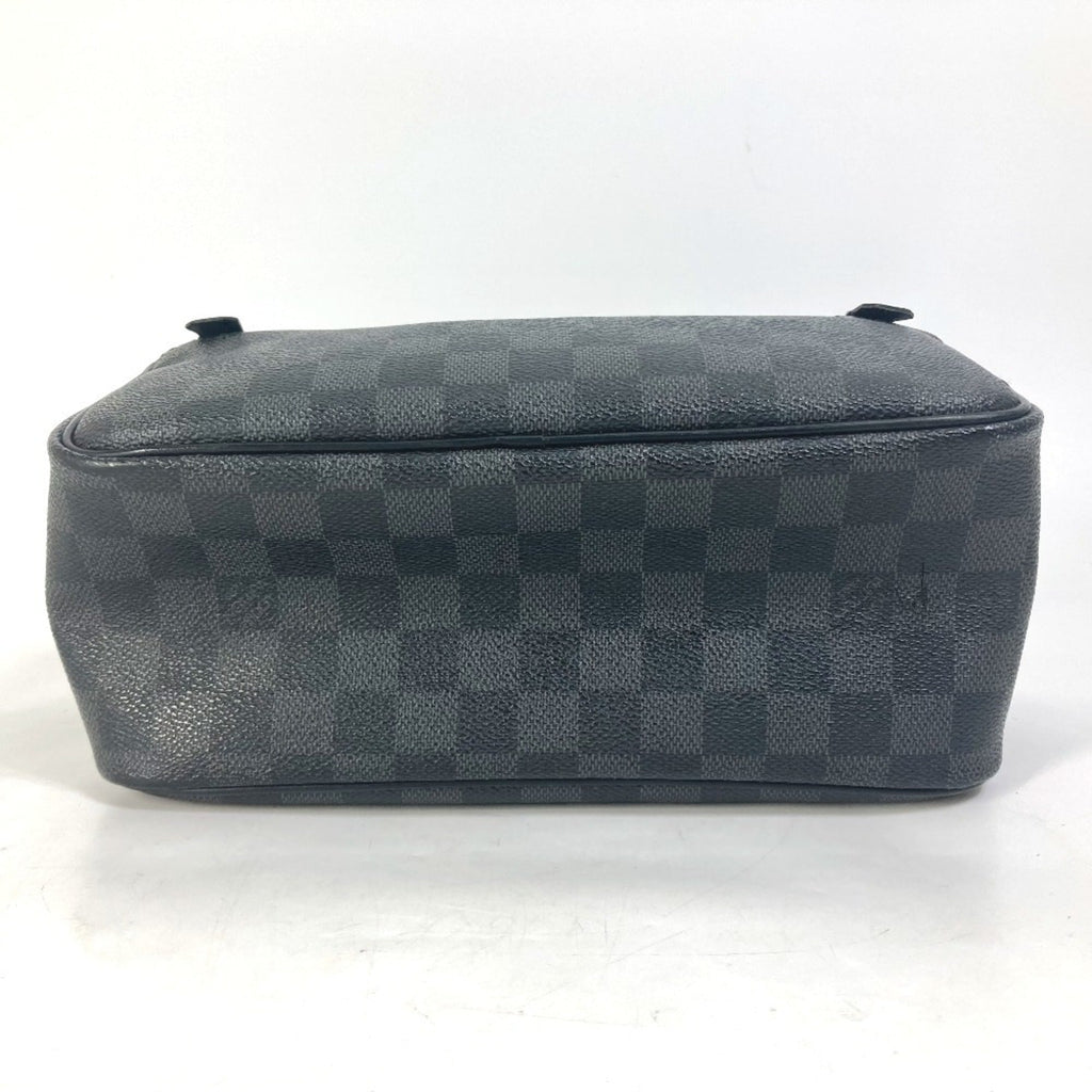 Louis Vuitton Damier Graphite Black Galle Damier Graphite Clutch Bag Pouch (Pre-Owned)