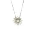 Pendant Necklace 18K White Gold with Diamond