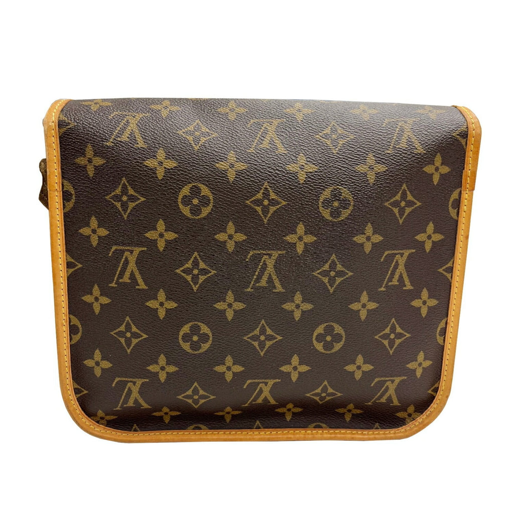Louis Vuitton Brown Monogram Leather Shoulder Bag (Pre-Owned)