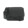 Louis Vuitton Black Leather Messenger Bag Shoulder Bag (Pre-Owned)