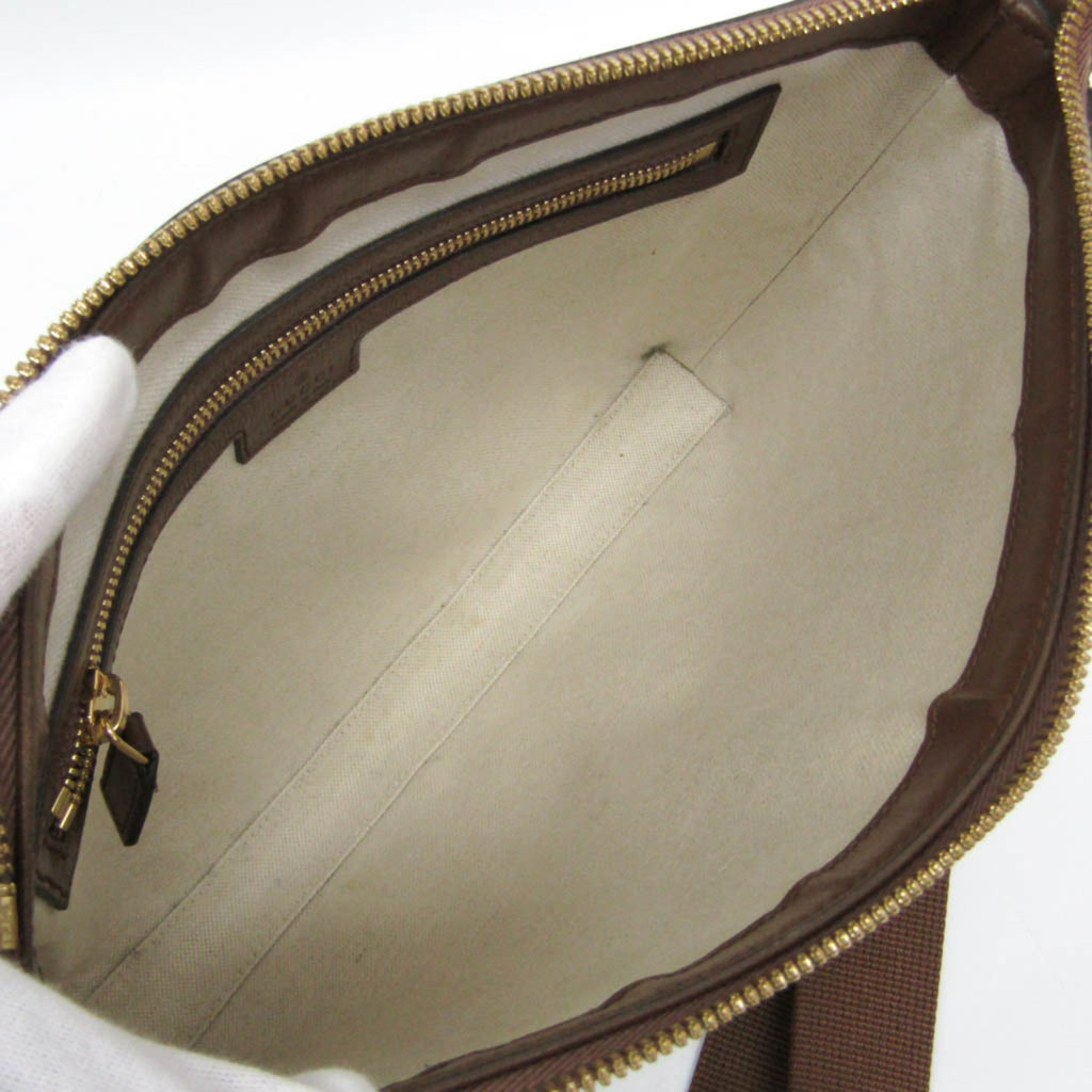 Interlocking G Patch Wristlet Messenger Bag GG Coated Canvas Small
