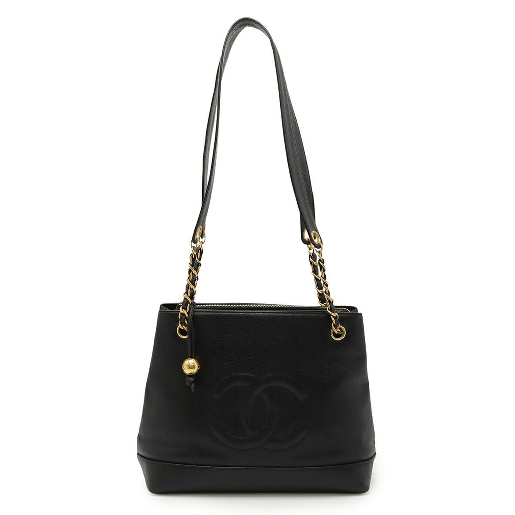 Vintage Timeless Chain Shoulder Bag Caviar Medium