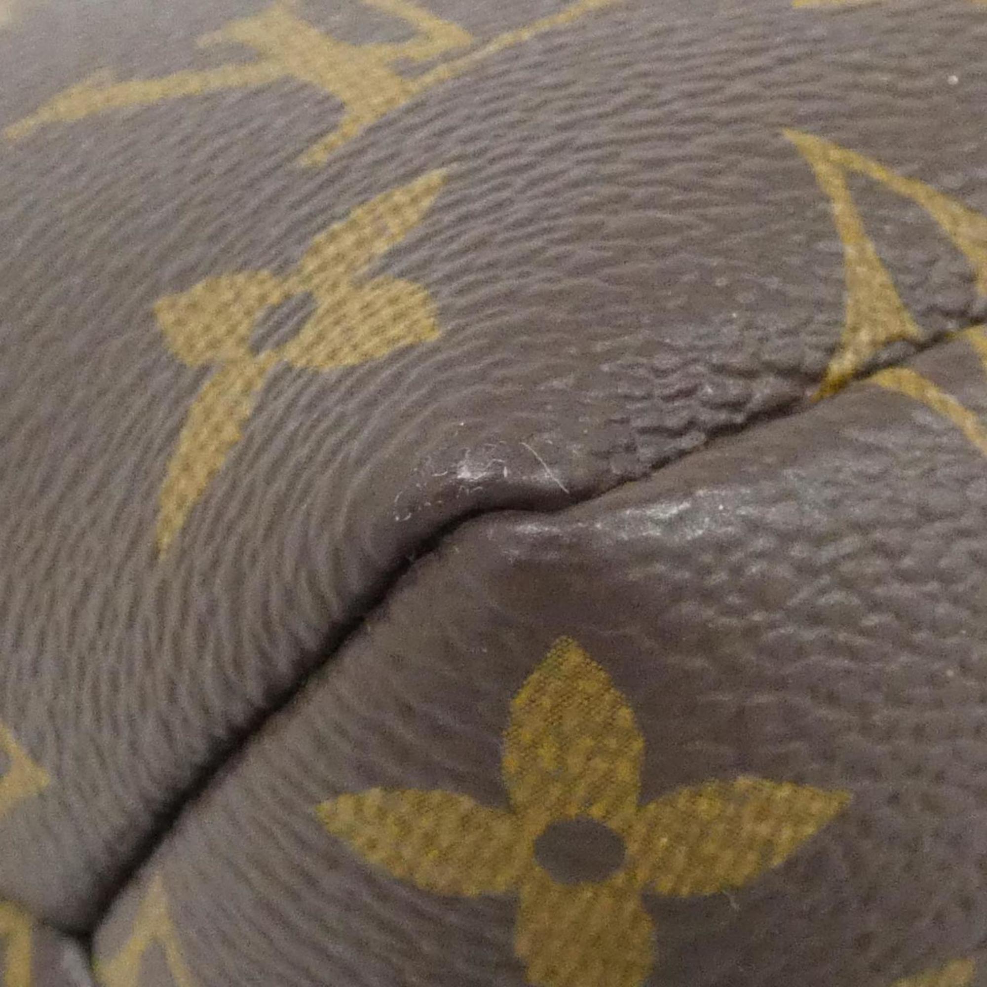Louis Vuitton Monogram Marron Coated Canvas Pochette (Pre-Owned)