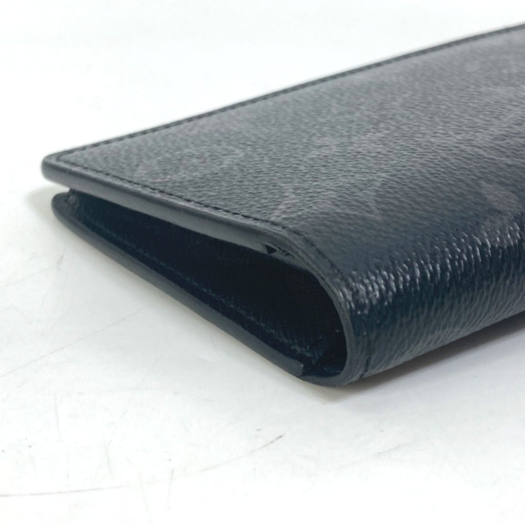 Louis Vuitton Monogram Eclipse Black Monogram Eclipse Long Wallet (Bi-Fold) (Pre-Owned)