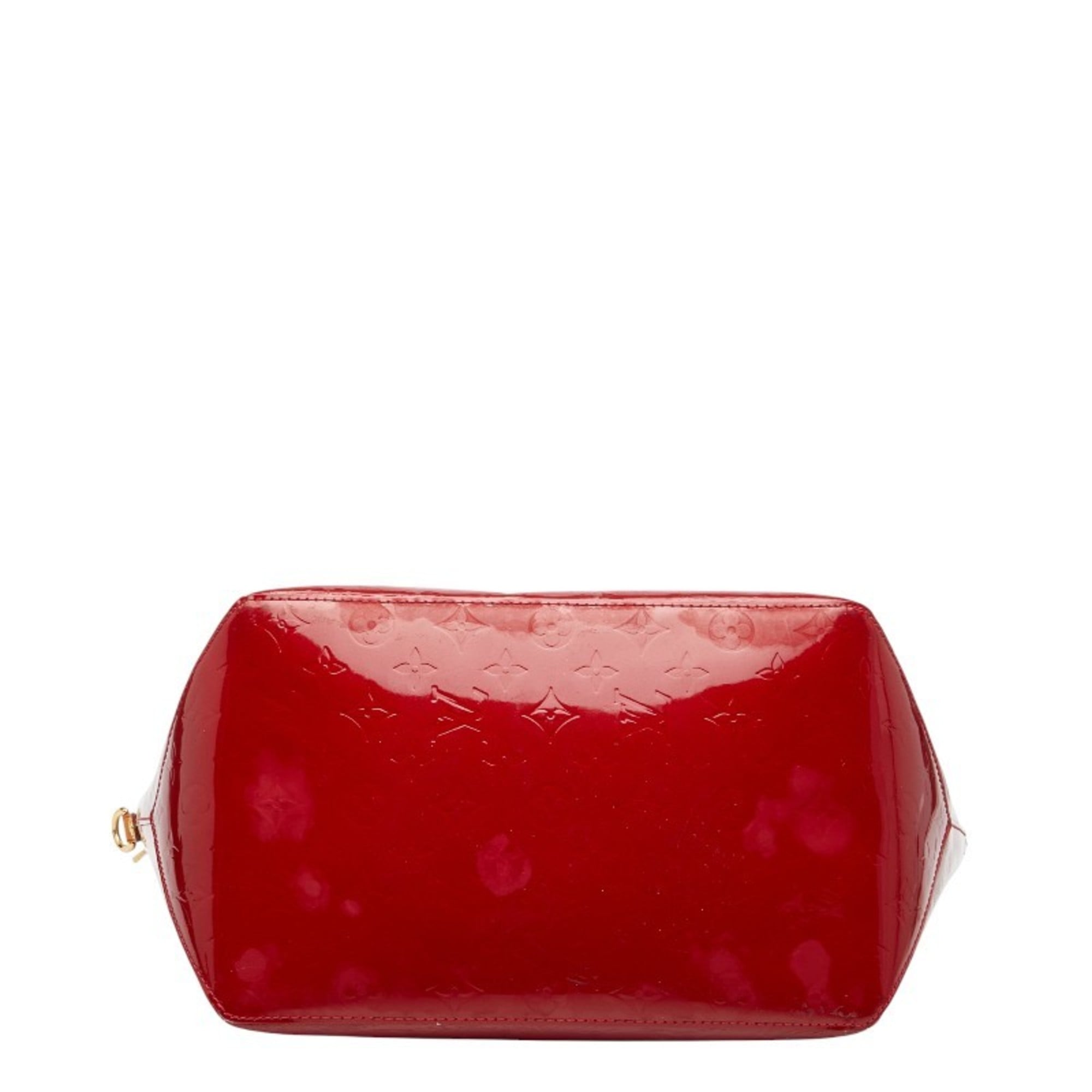 Louis Vuitton Pomme D'amour Red Color Patent Leather Handbag Tote Bag (Pre-Owned)