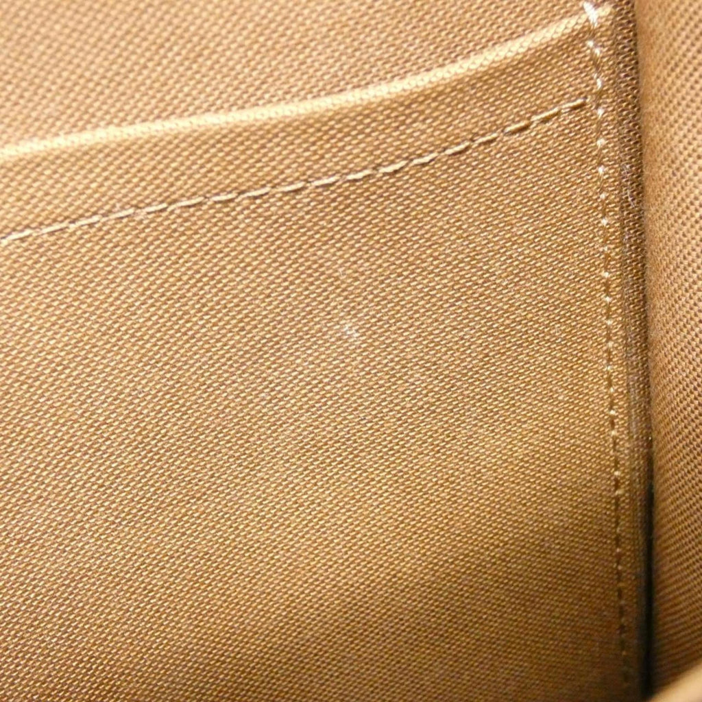 Louis Vuitton Marron Coated Canvas Shoulder Bag (Pre-Owned)
